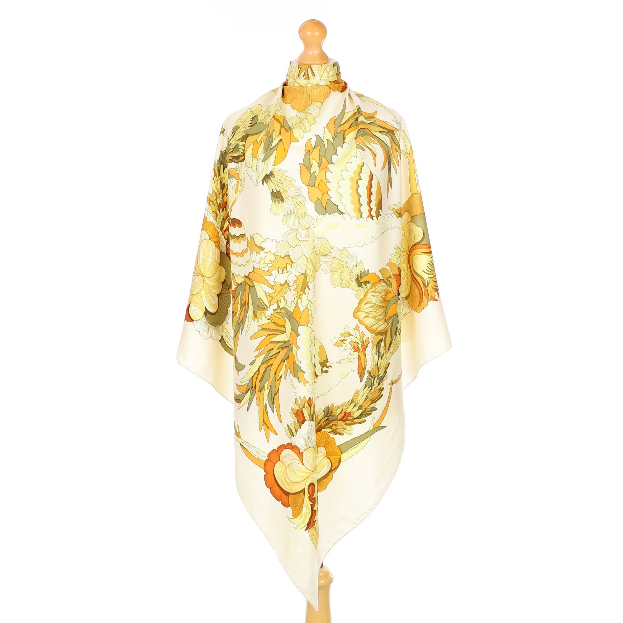 Hermès Tahiti Silk Scarf