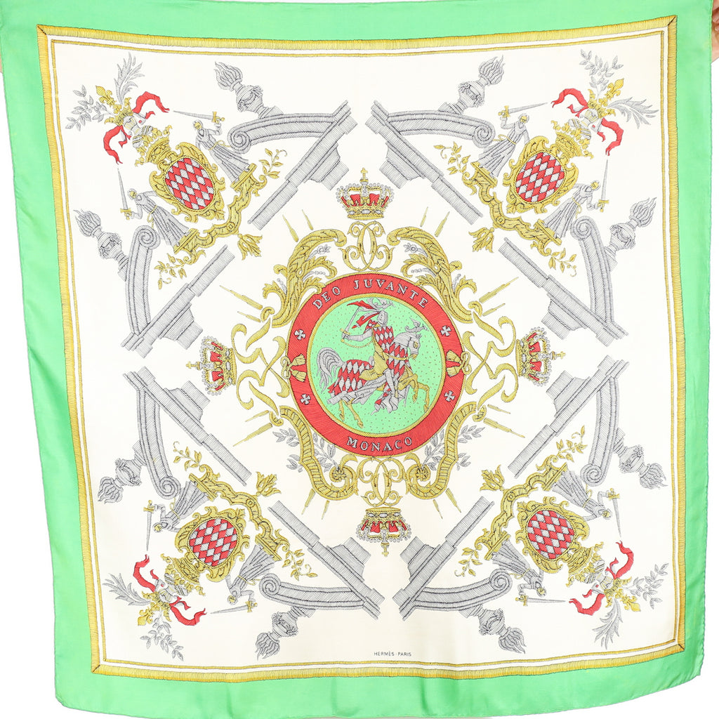 Hermès Deo Juvante Monaco Silk Scarf Quite Rare