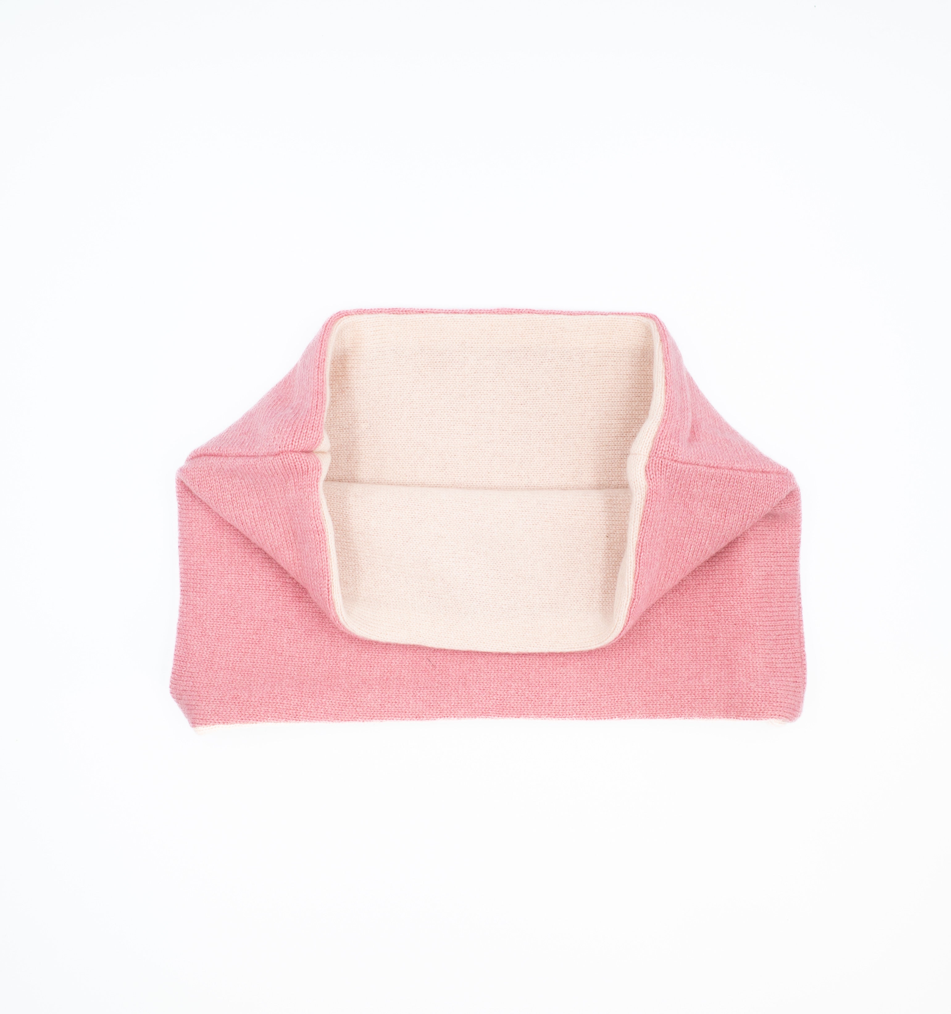 Candy Pink and Pale Peach Neck Warmer