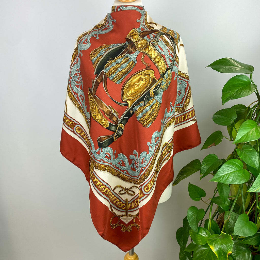 Hermès Bride De Cour Silk Scarf