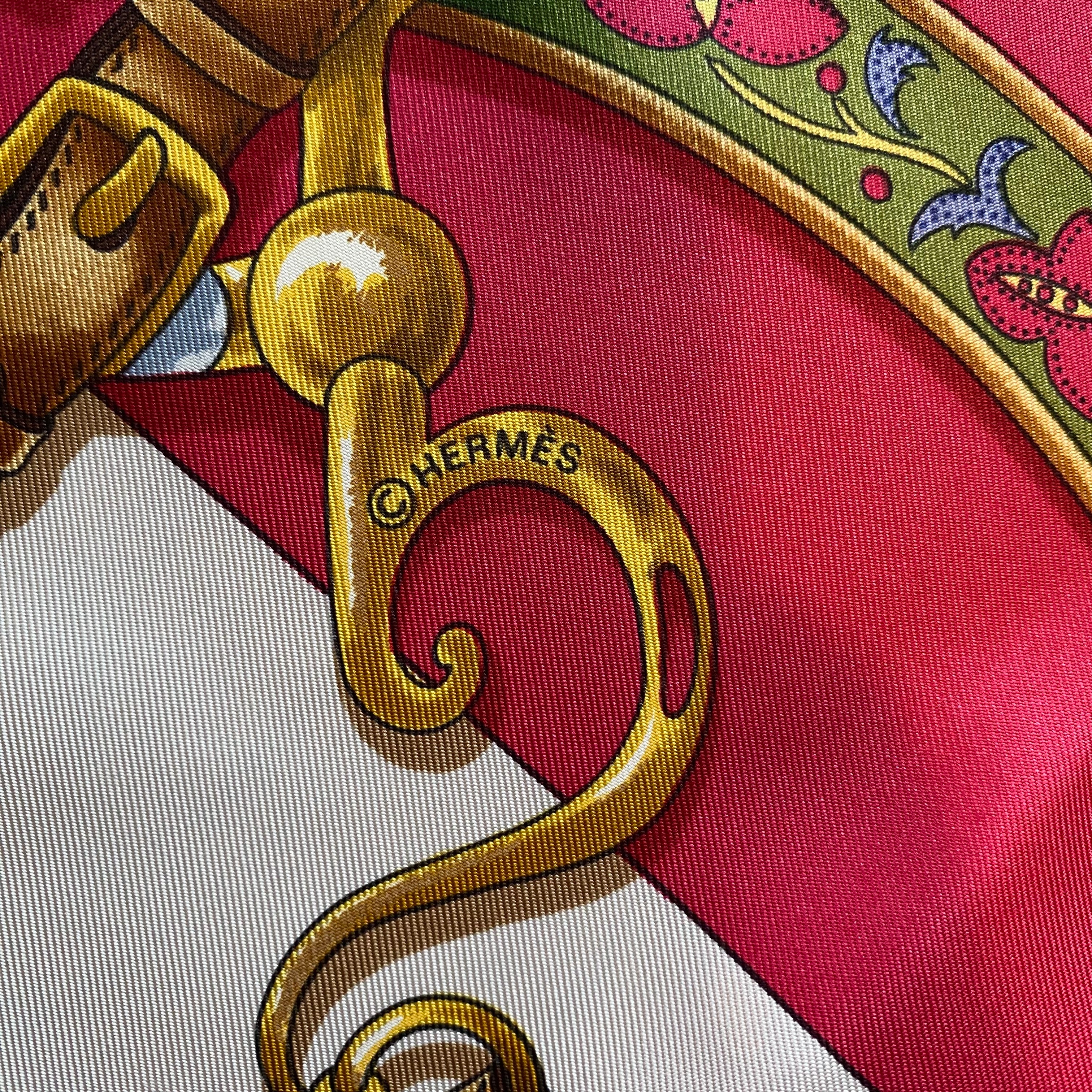 Hermès Festival Silk Scarf