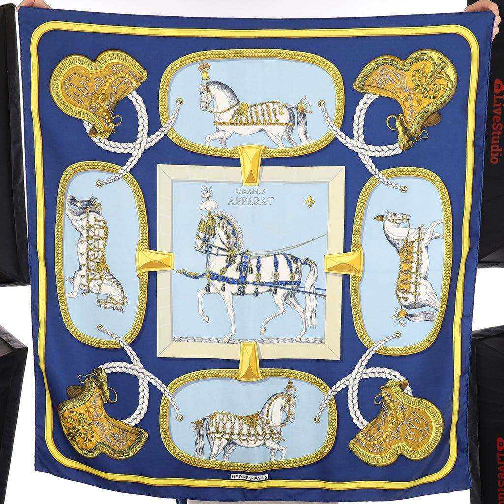 Hermès Grand Apparat Silk Scarf