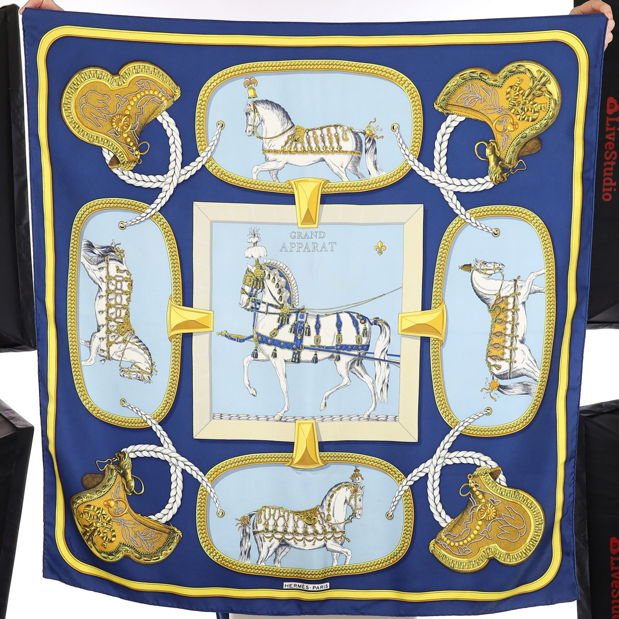 Hermès Grand Apparat Silk Scarf