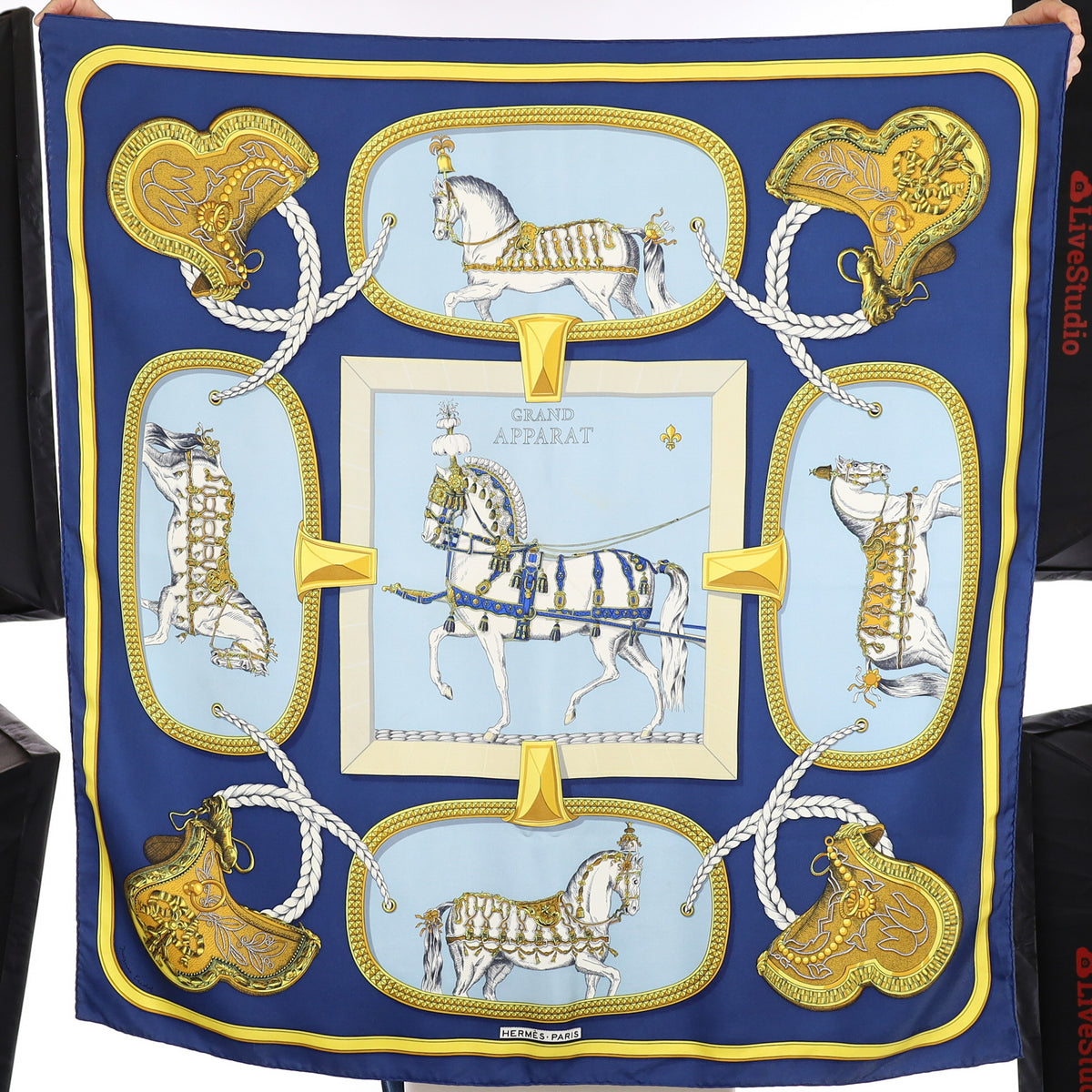 Hermès Grand Apparat Silk Scarf