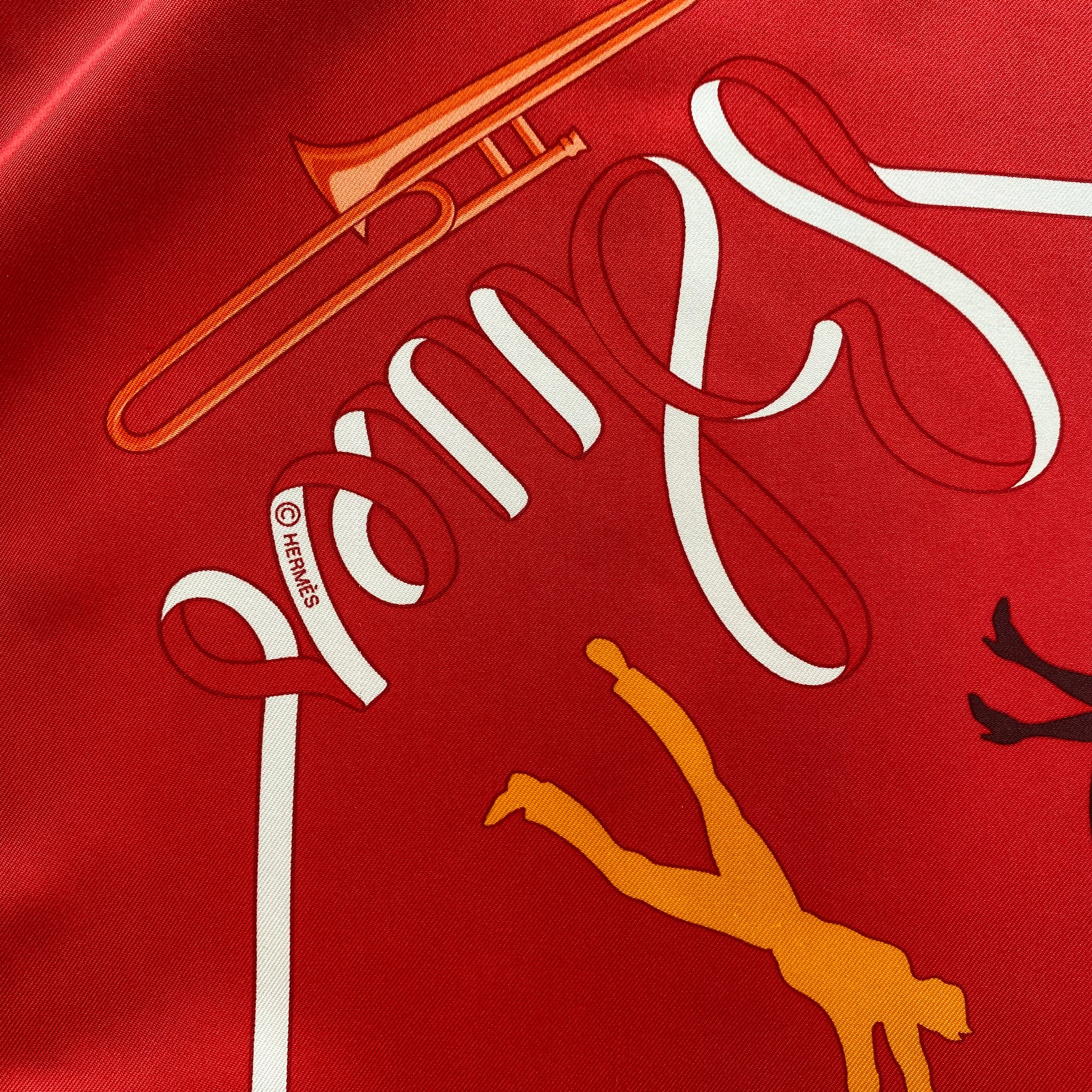 Hermès Boogie Woogie Silk Scarf