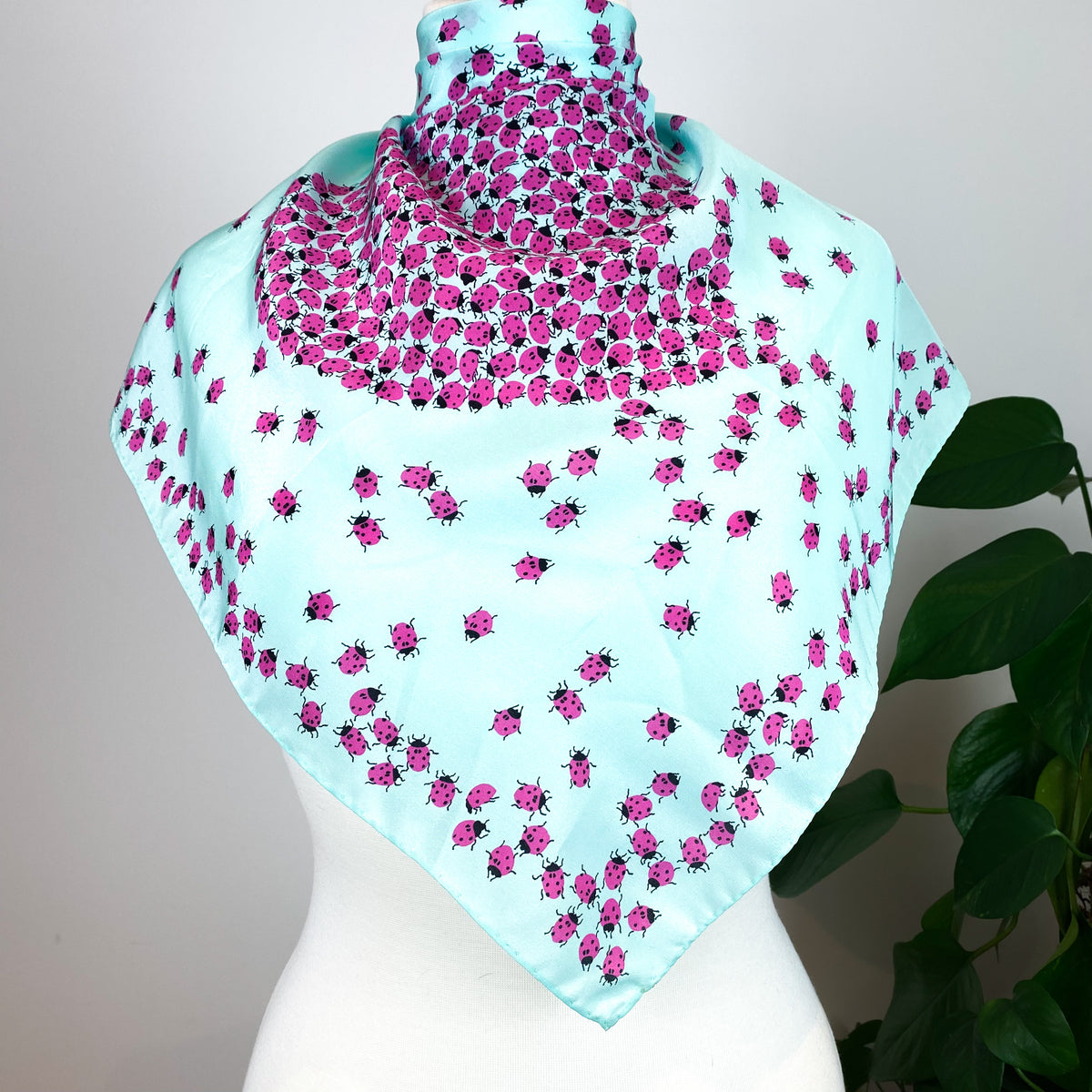 Ladybug Moschino Silk Scarf