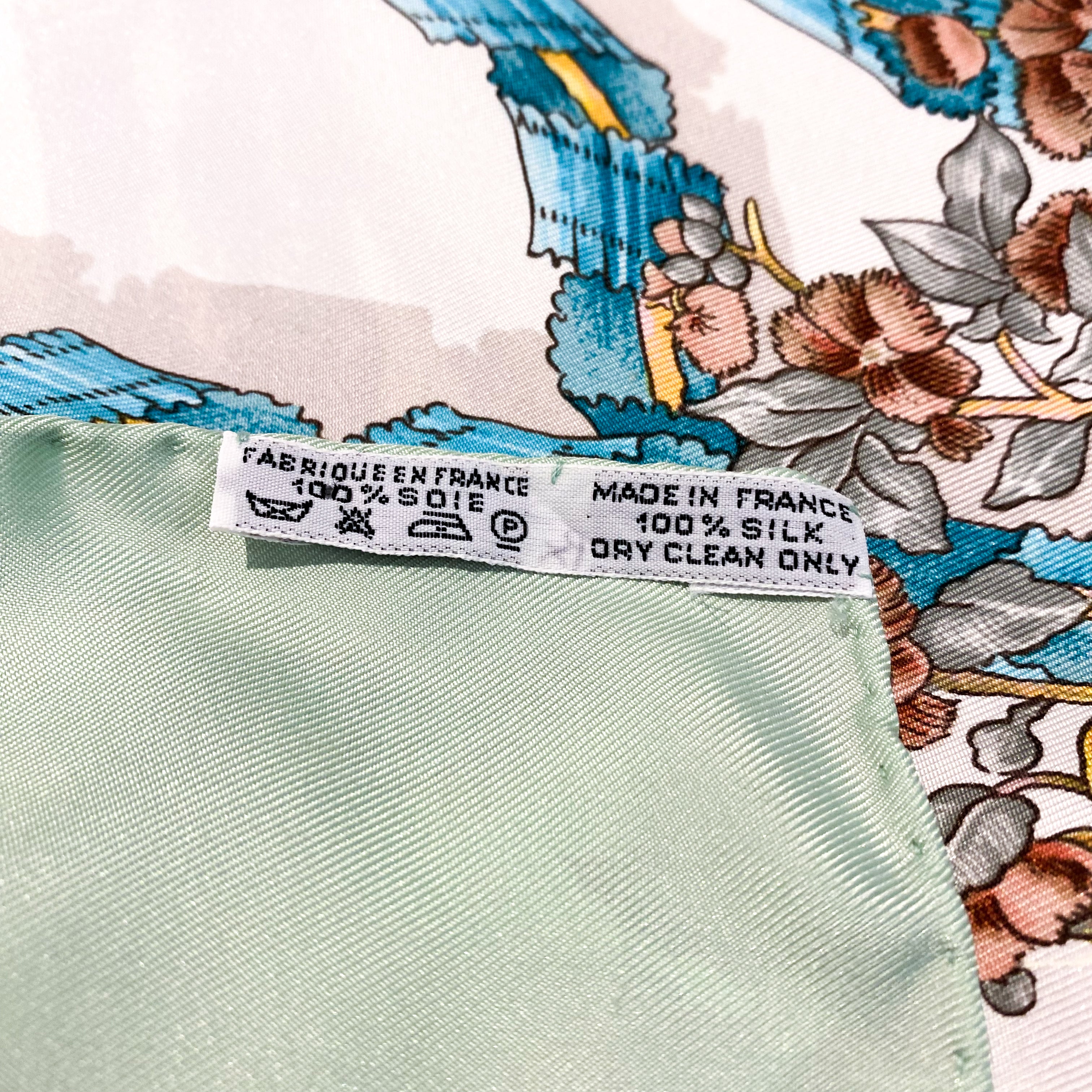 Boxed Hermes Le Sacre du Printemps Vintage Silk Scarf
