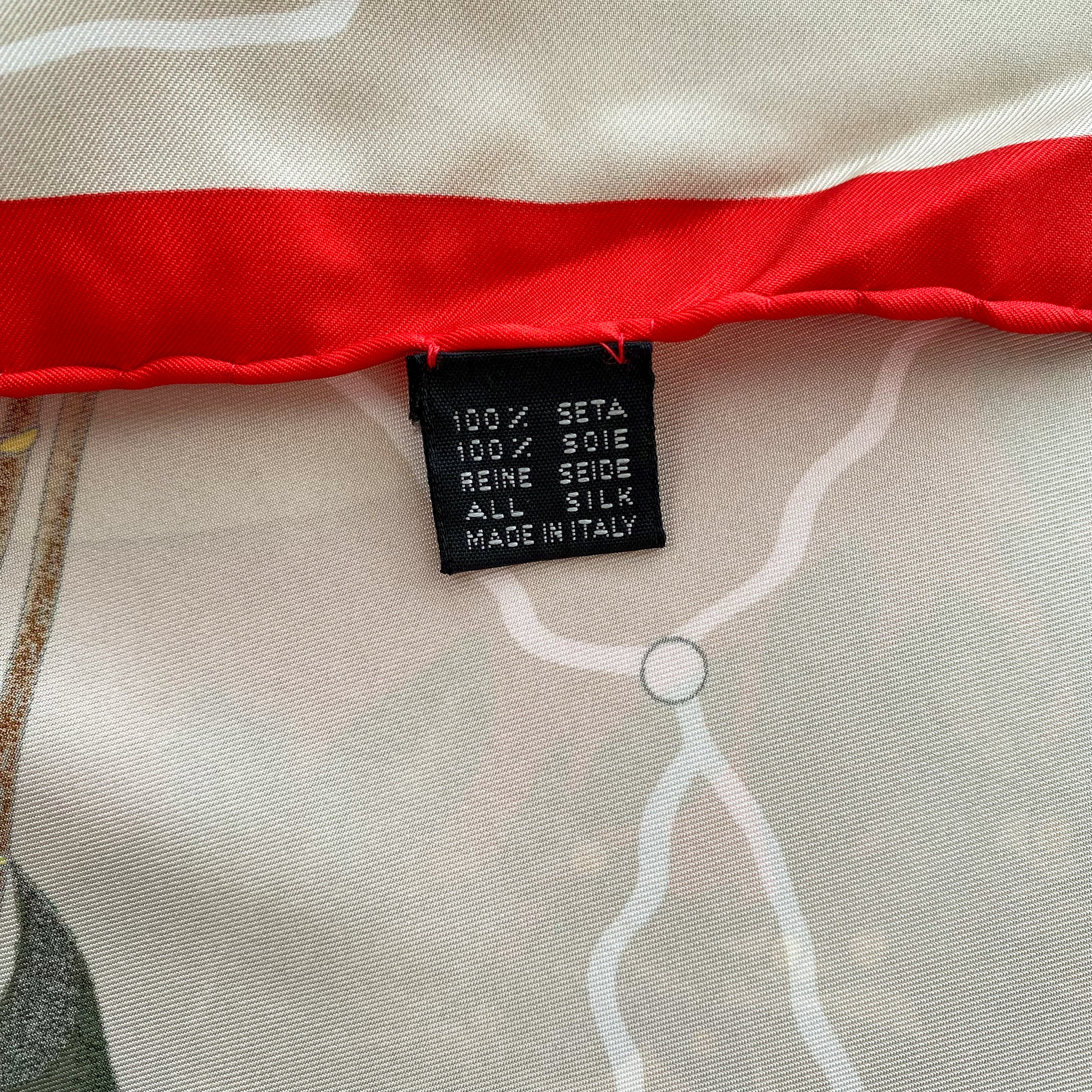 Brand New Boxed Chopard Mille Miglia Silk Scarf