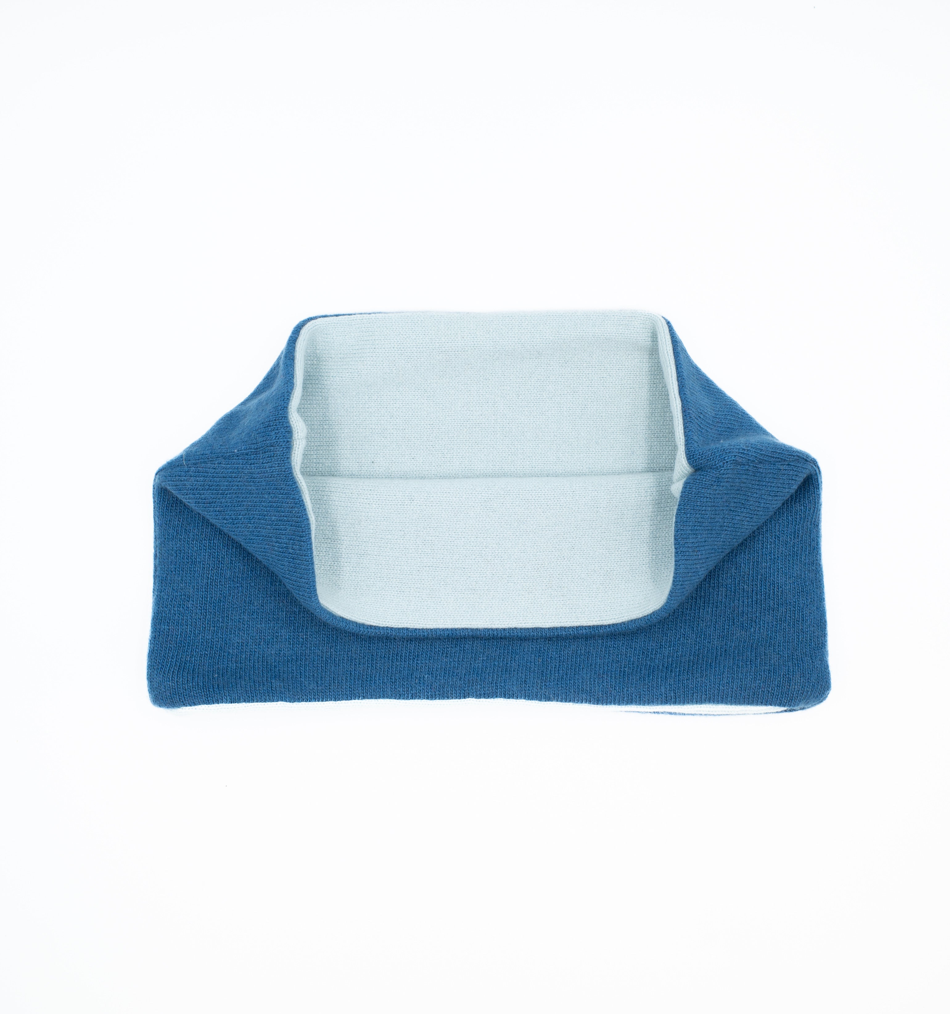 Azure and Sky Blue Neck Warmer