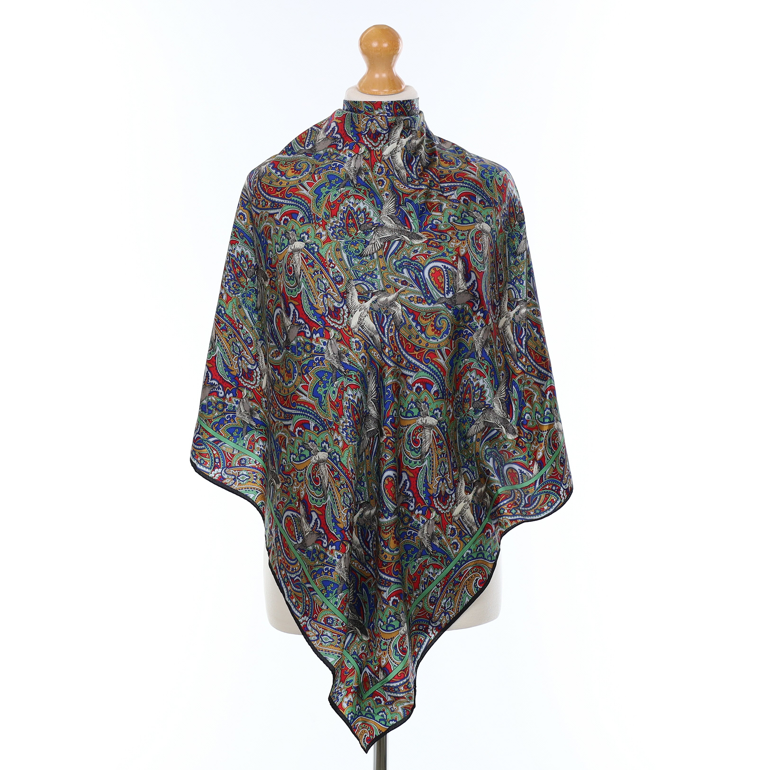 1980’s Paisley Vintage Silk Scarf