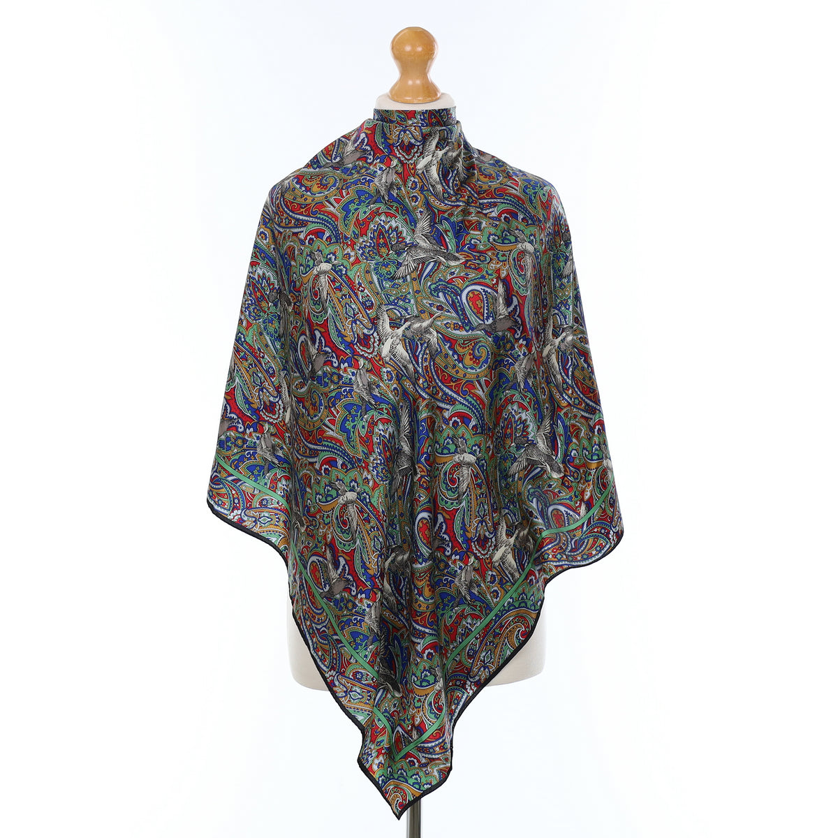 1980’s Paisley Vintage Silk Scarf