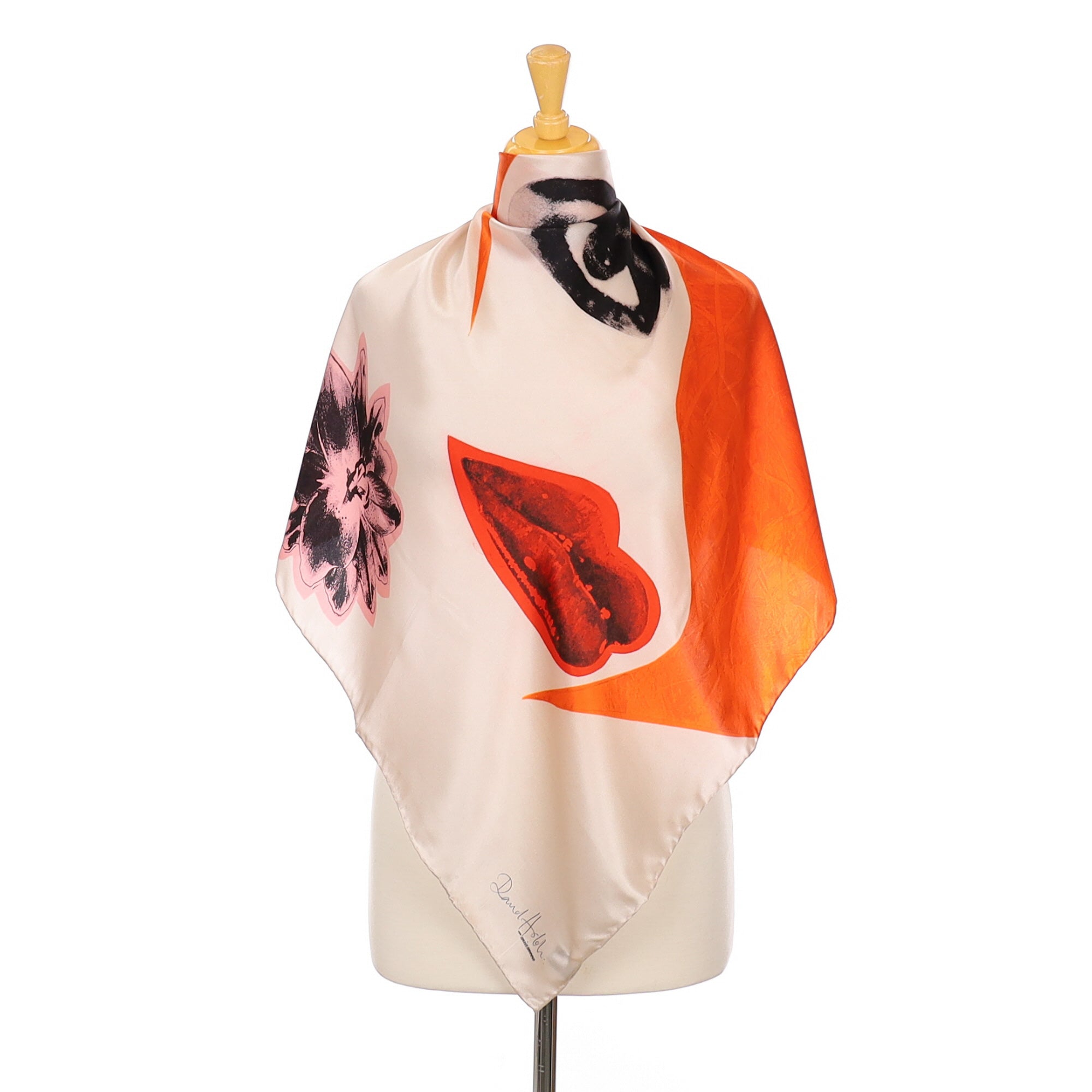 David Holden Abstract Silk Scarf