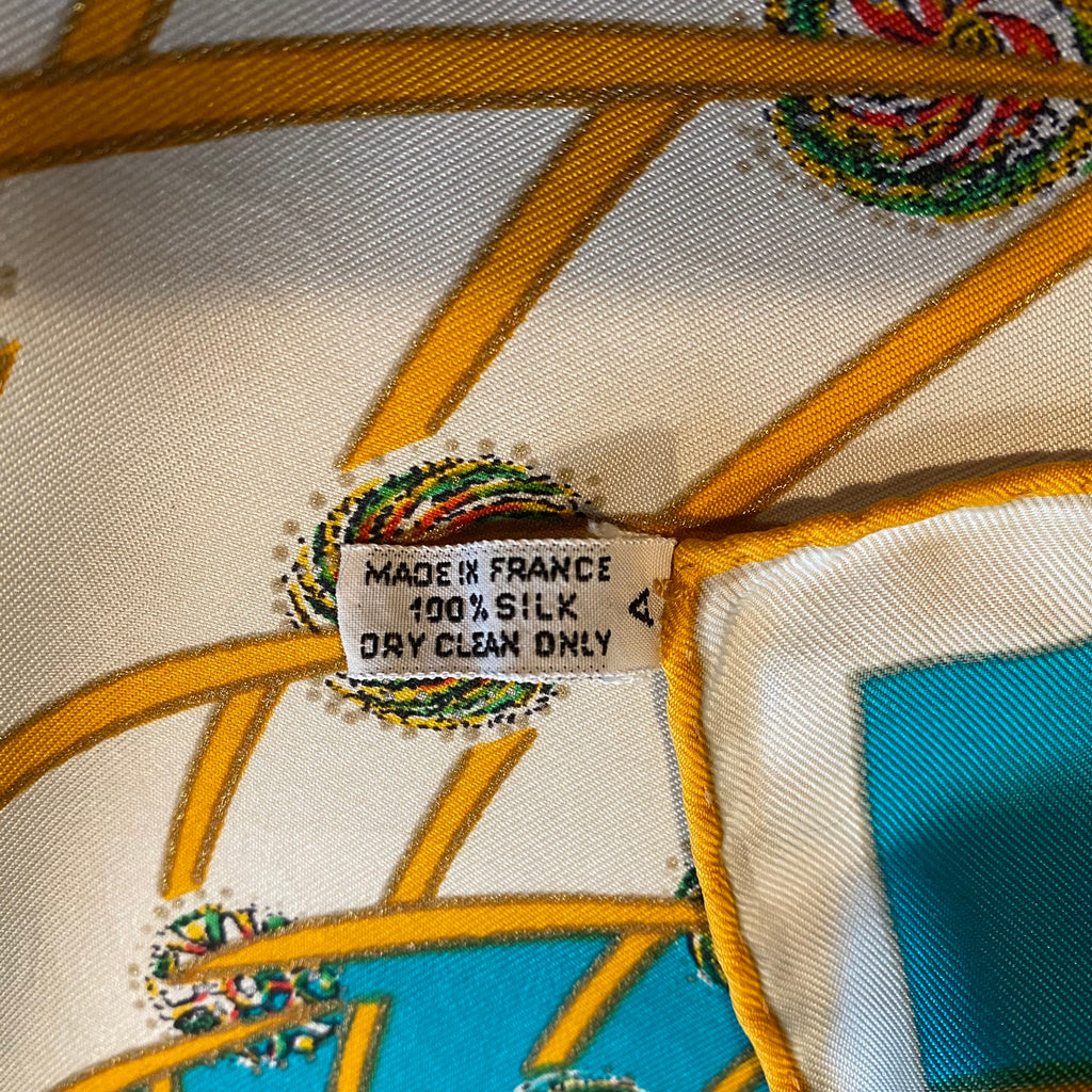 Hermès Les Feux de L’Espsce Silk Scarf Quite Rare