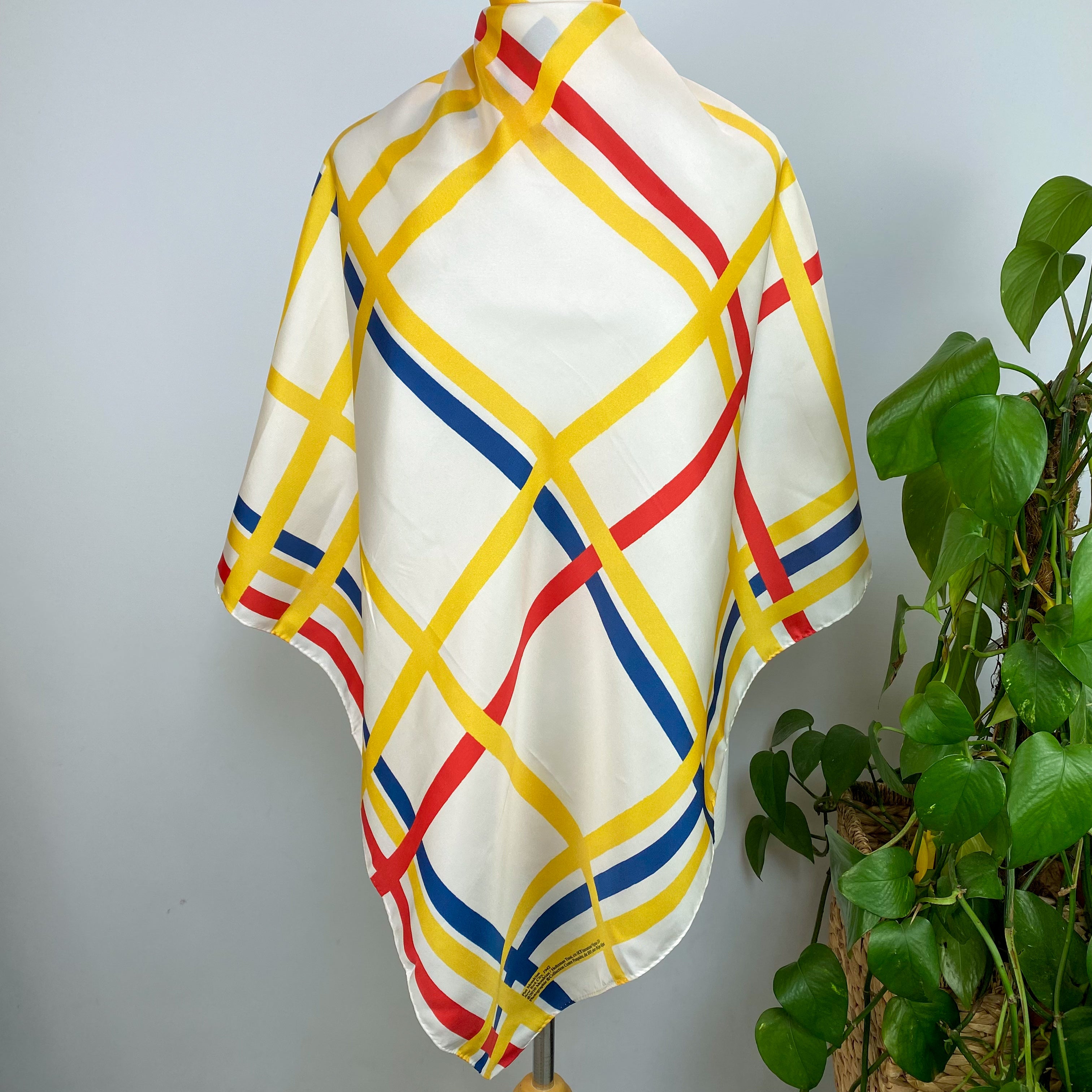 Immaculate Piet Mondrian Art Silk Scarf