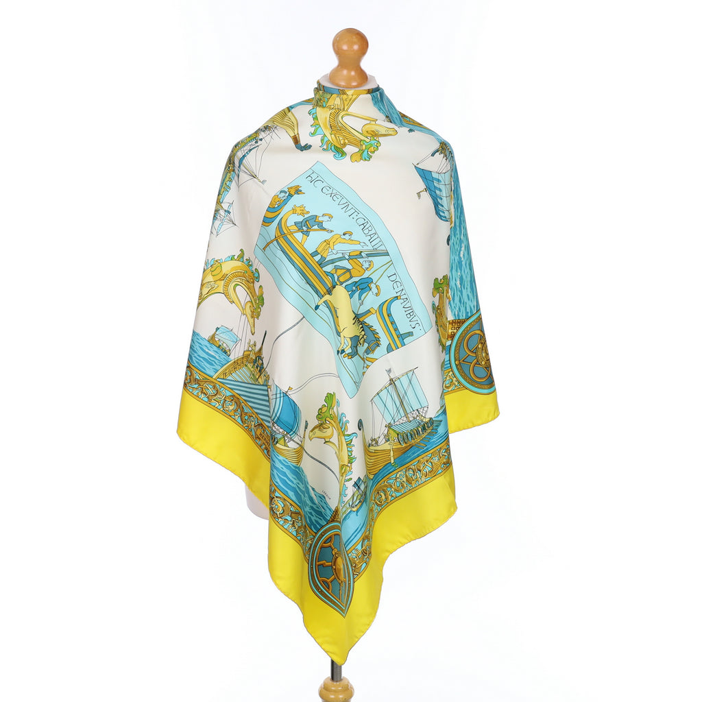 Hermès Les Normands Silk Scarf