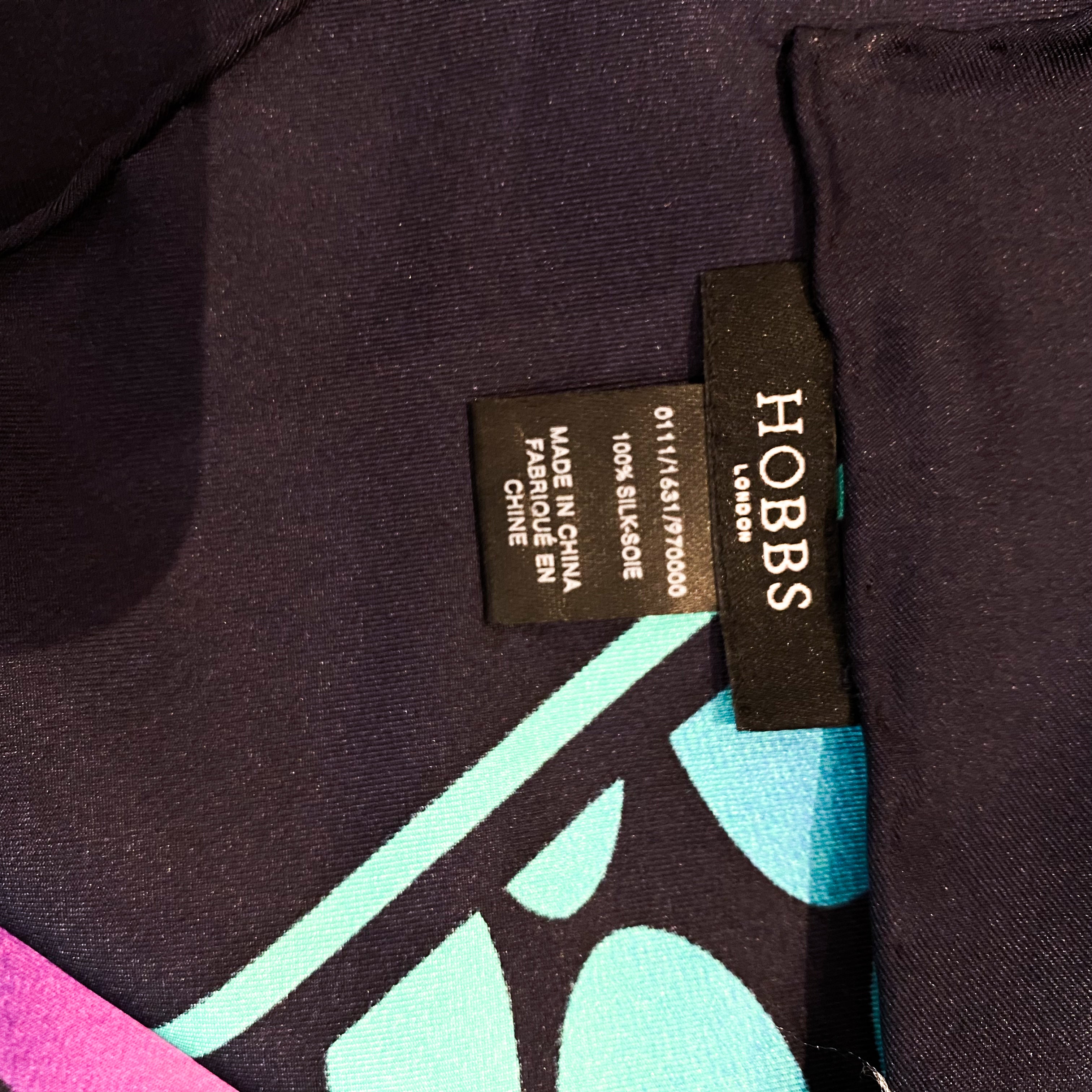 Colourful Circle Design Hobbs Silk Scarf