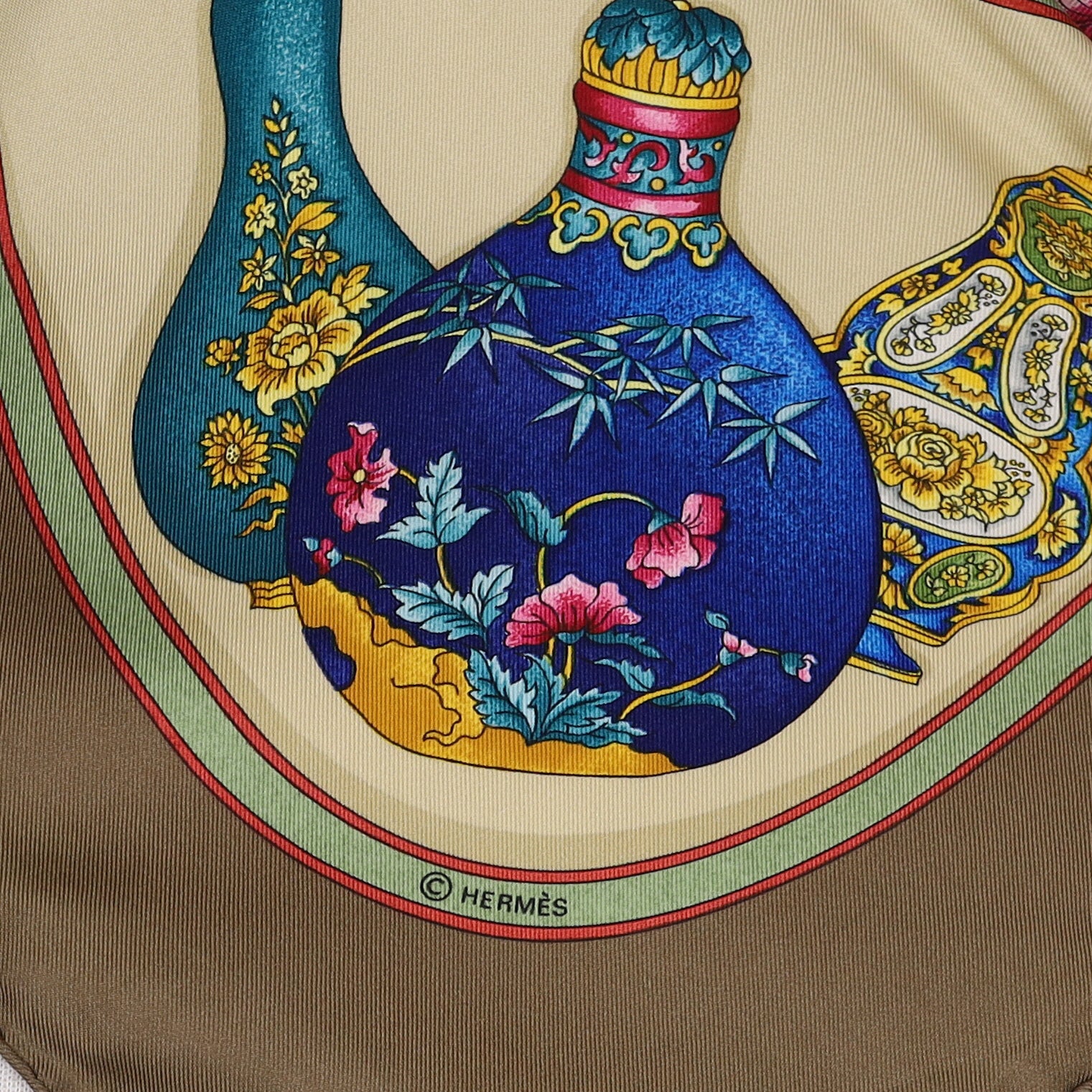 Hermès Qu ‘Importe Le Flacon Silk Scarf