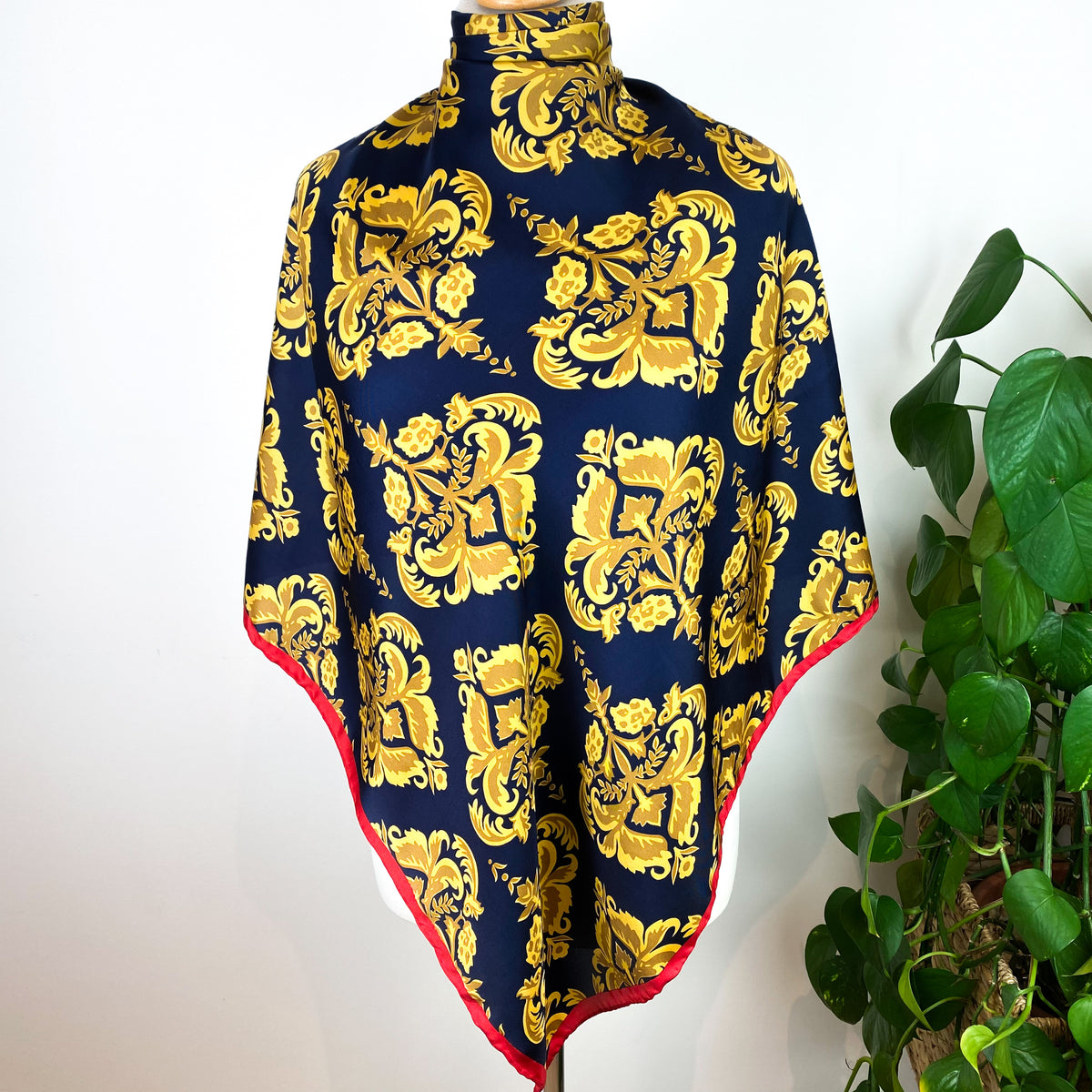 Joules Fleur de Lis Silk Scarf