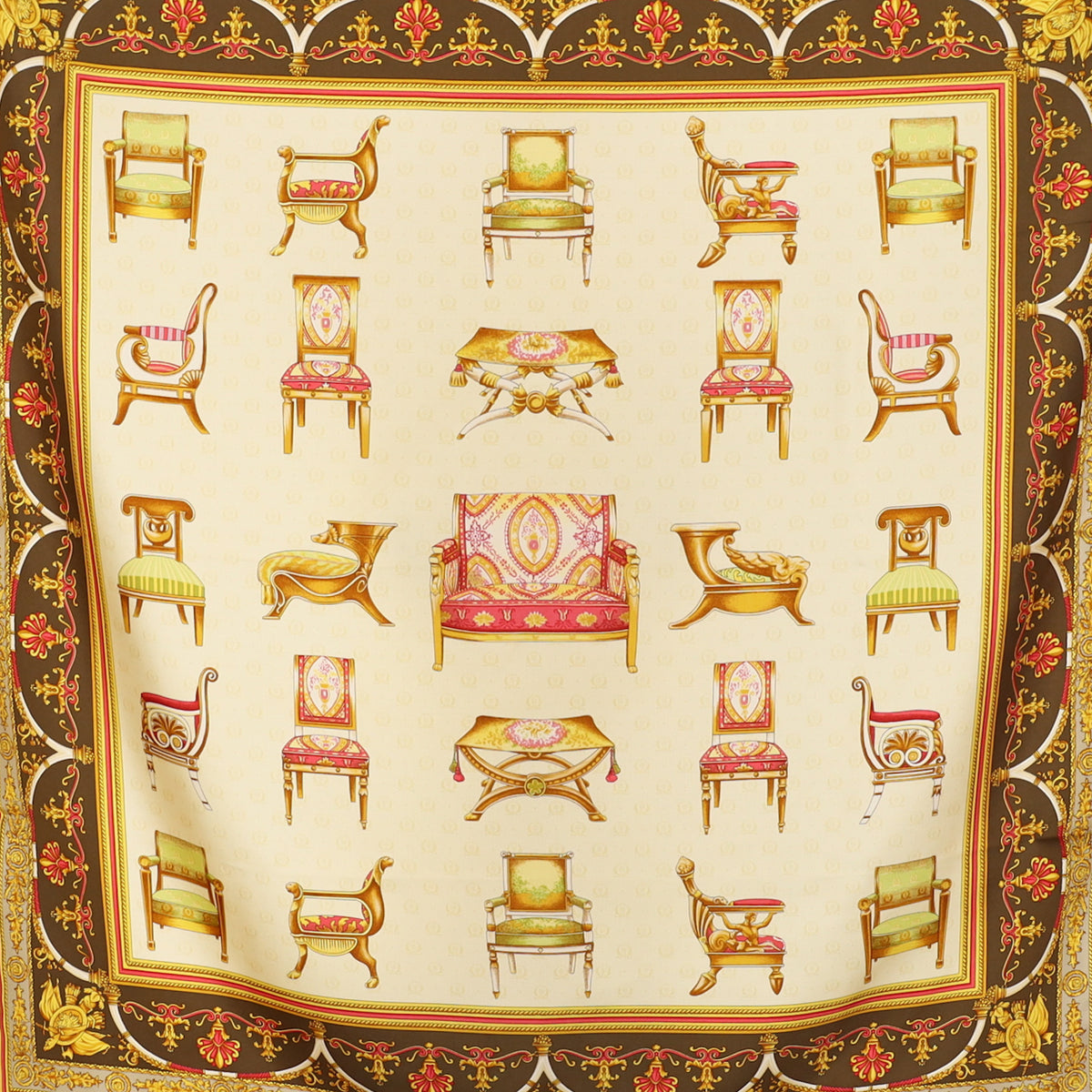 Brand New Boxed Gucci Silk Scarf