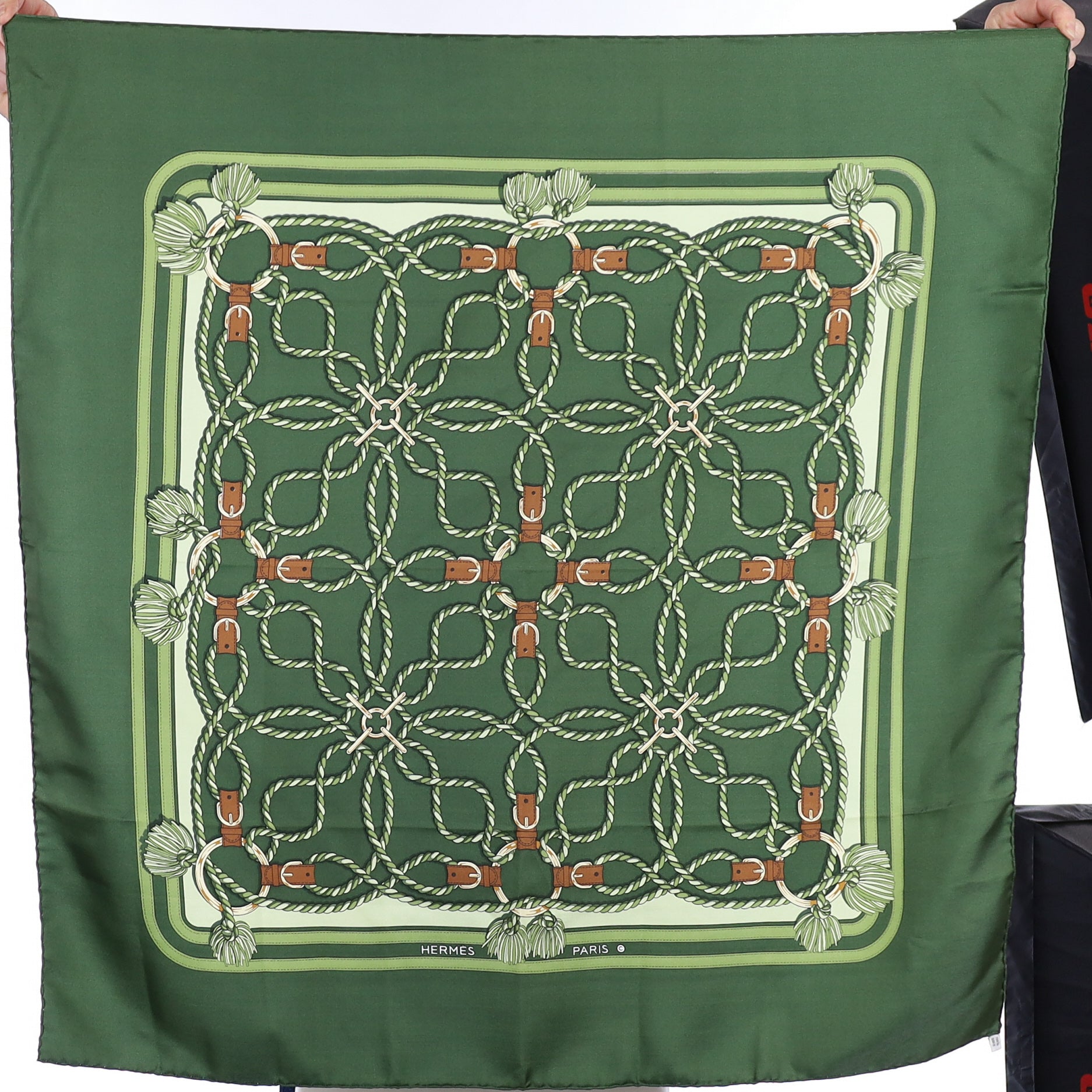 Hermès Tassels and Ropes Silk Scarf