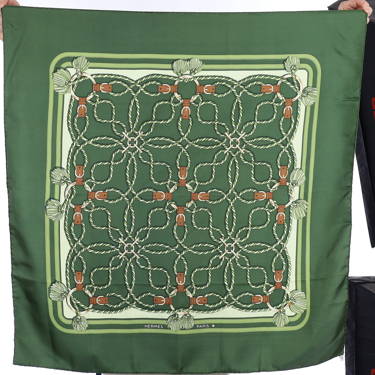 Hermès Tassels and Ropes Silk Scarf
