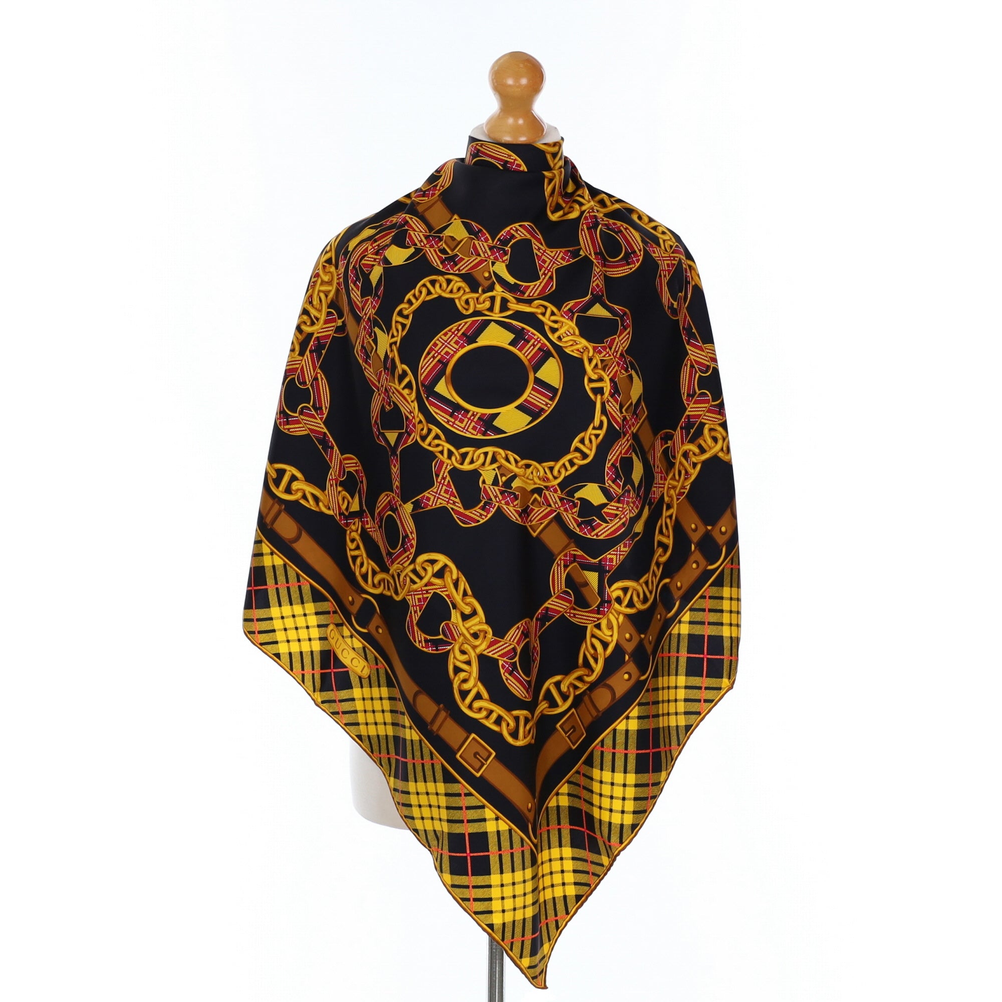 Brand New Boxed New Gucci Silk Scarf