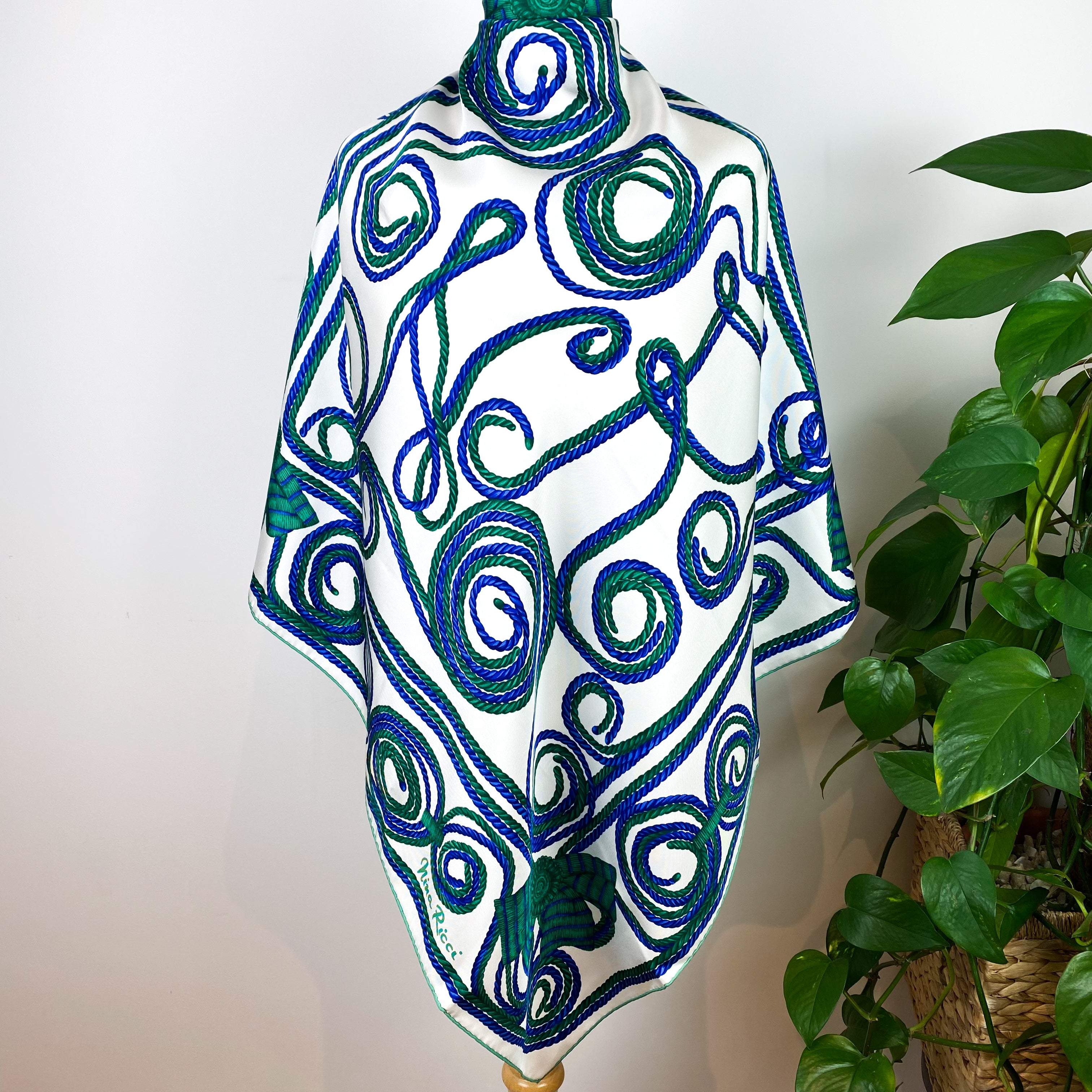 Brand New Nina Ricci Designer Silk Scarf