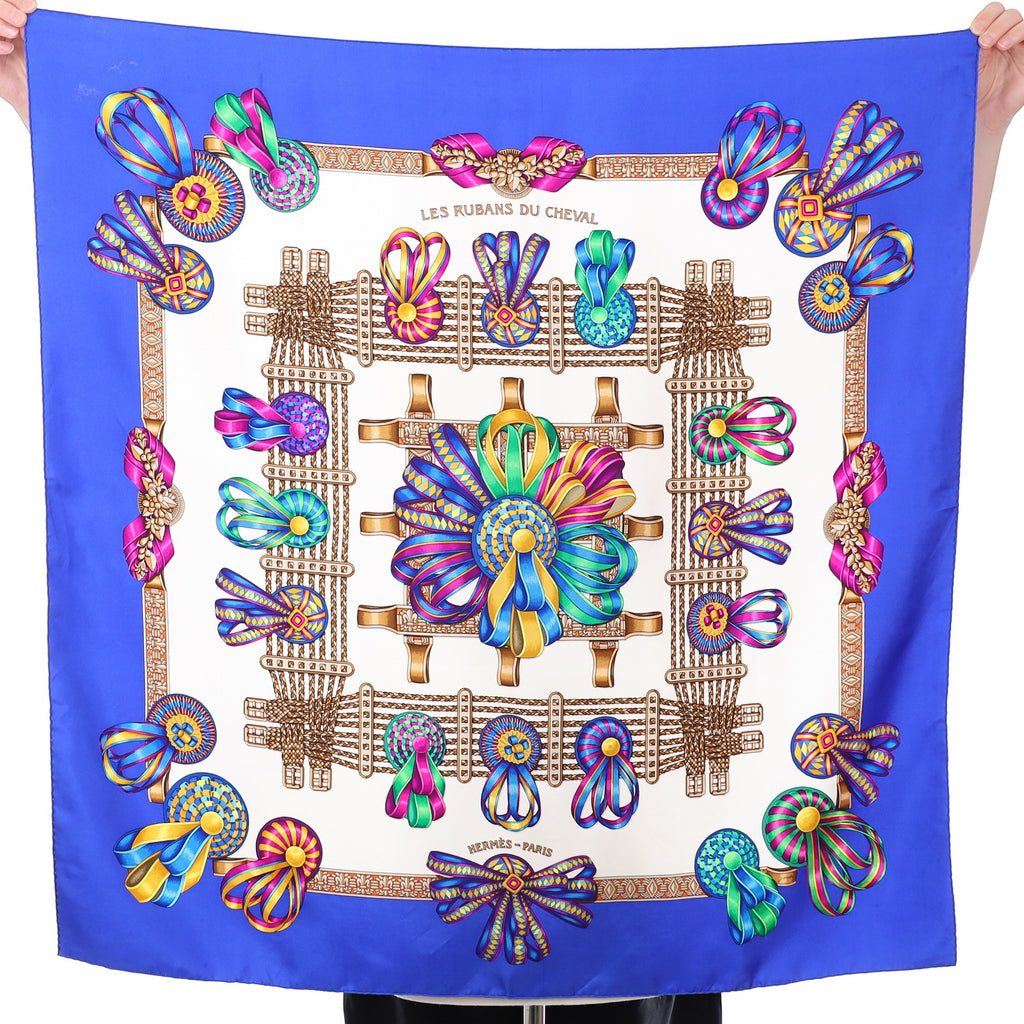 Hermès Les Rubans du Cheval Silk Scarf
