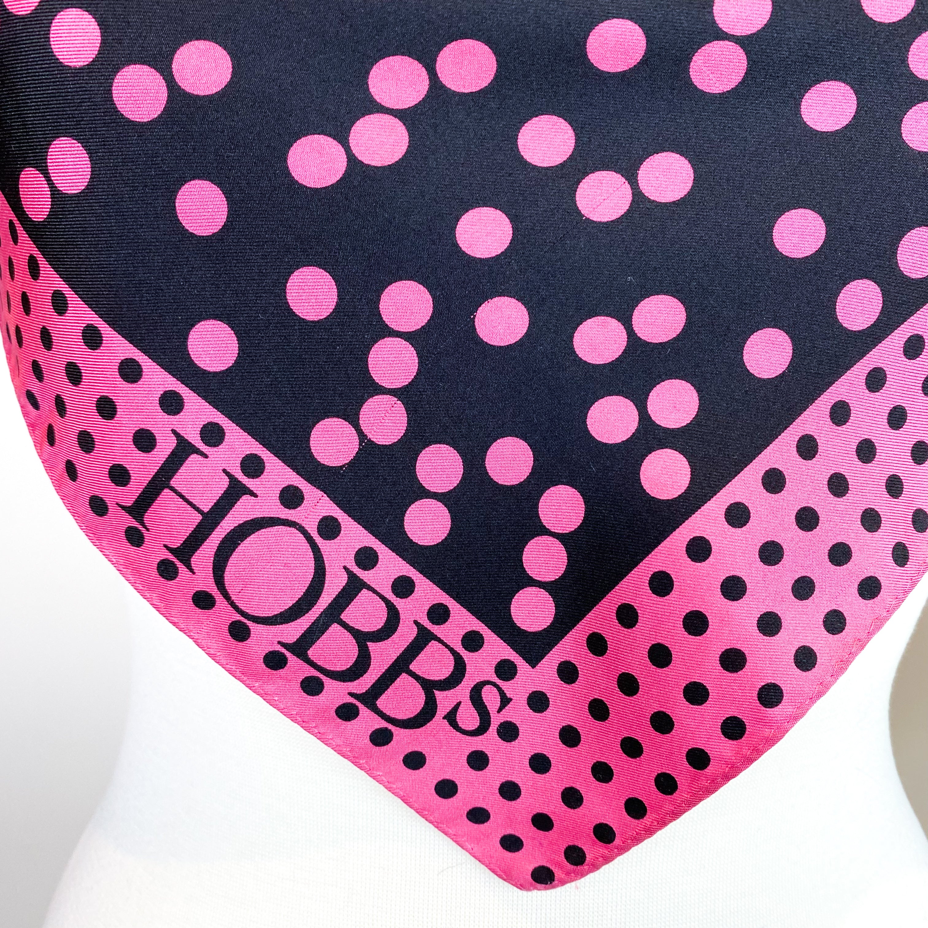 Hobbs Spotted Modern Silk Scarf