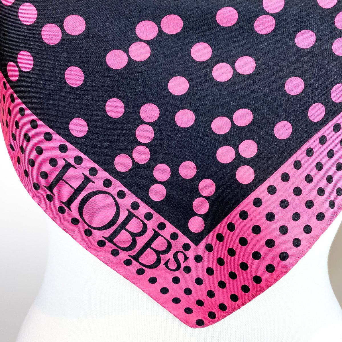 Hobbs Spotted Modern Silk Scarf