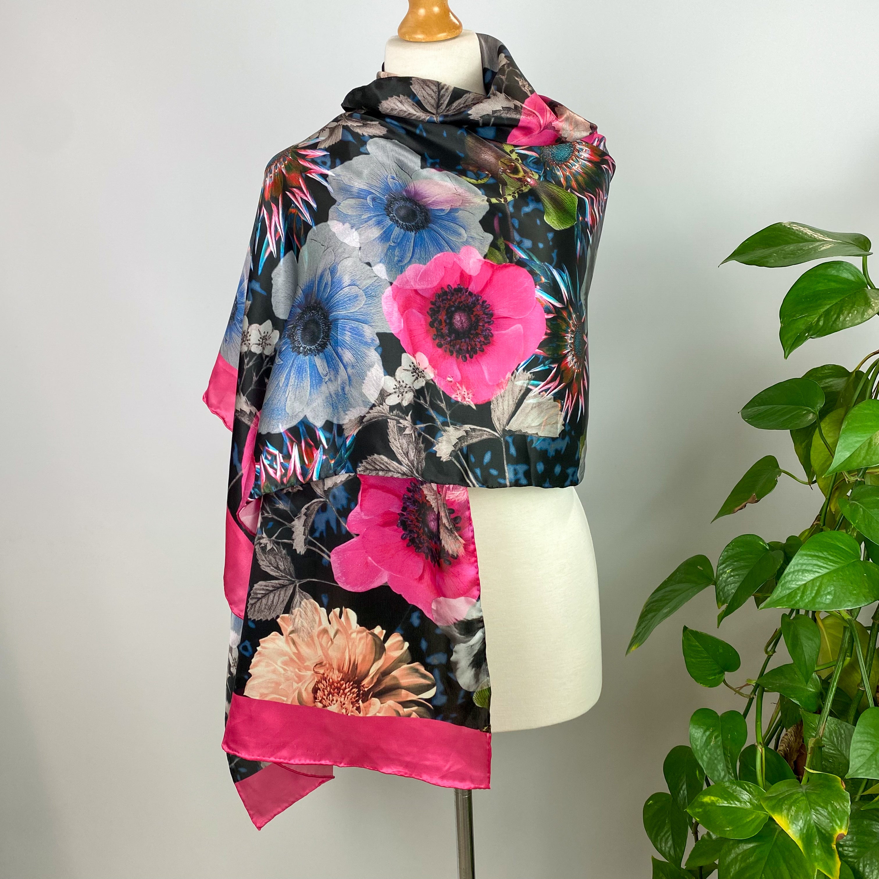 Ted Baker Floral Wrap Style Silk Scarf