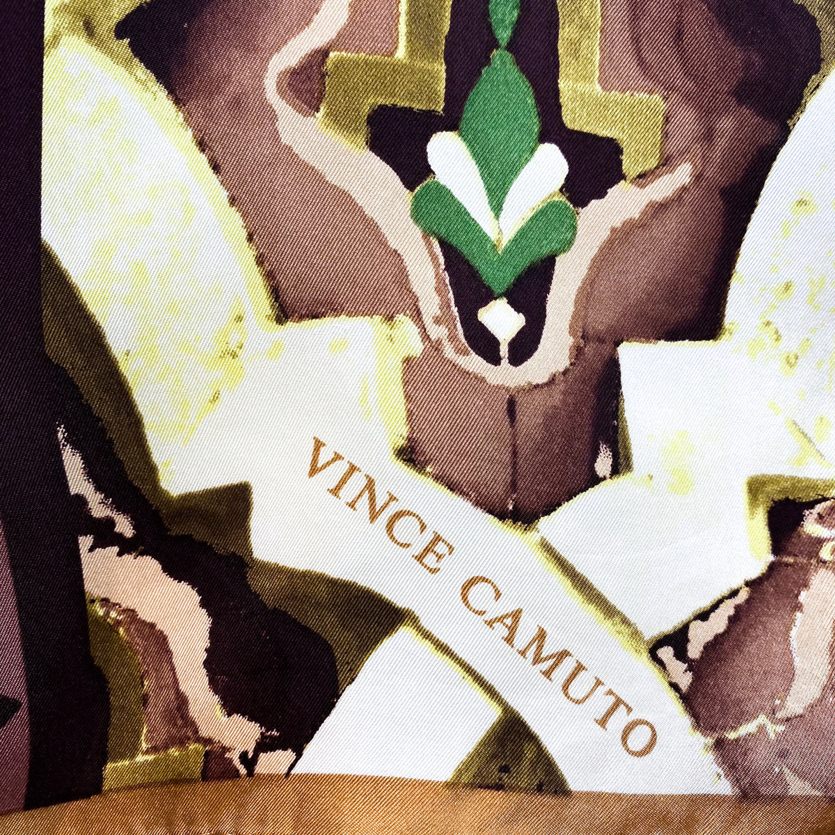 Large Vince Camuto Abstract Silk Scarf
