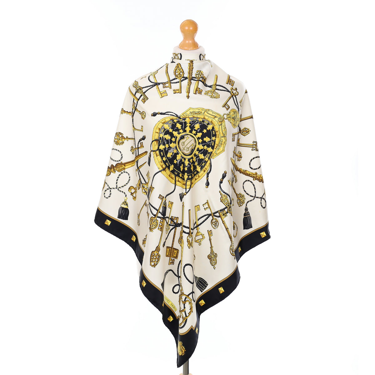 Hermès Les Clés Silk Scarf