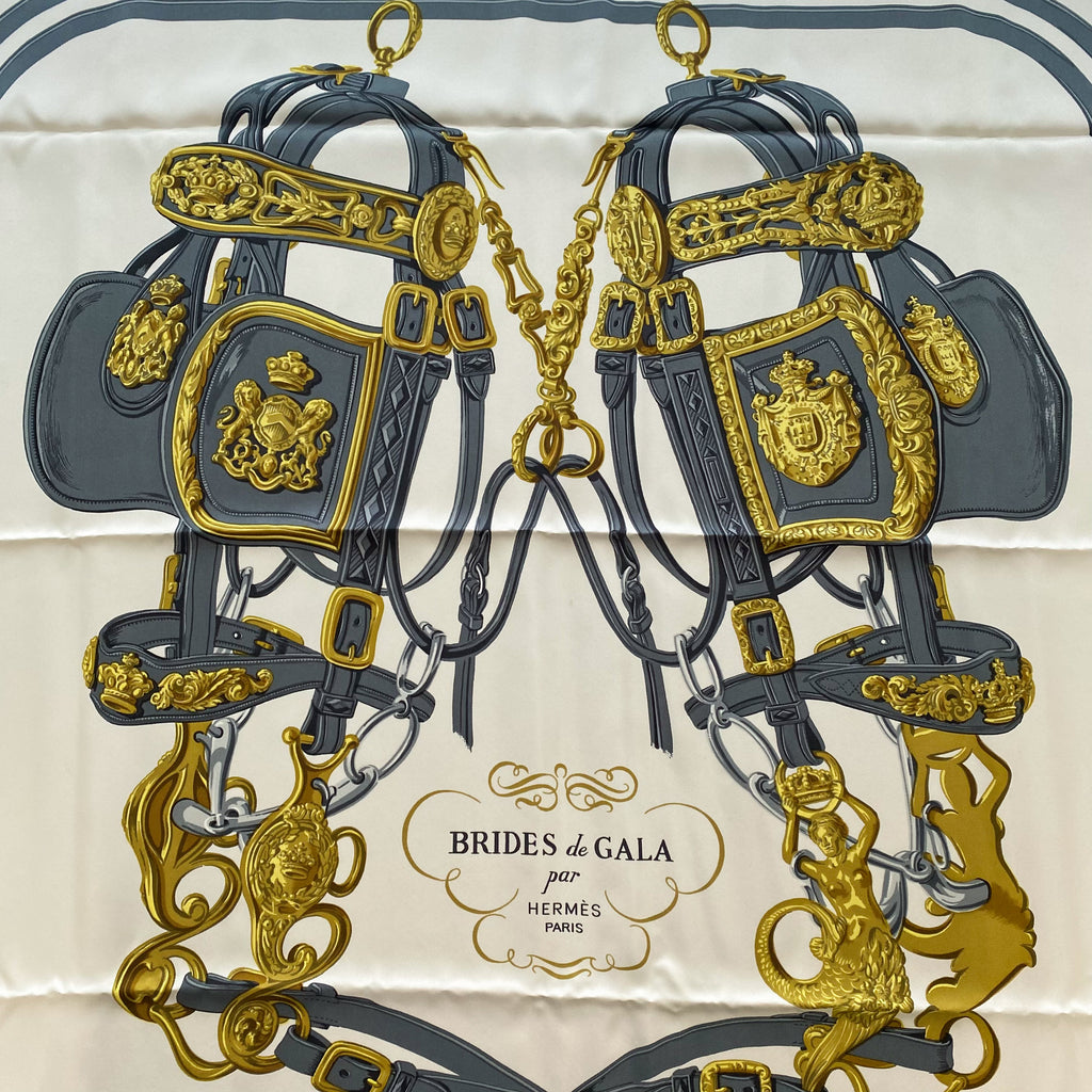 Brand New Hermès Boxed Brides De Gala Silk Scarf