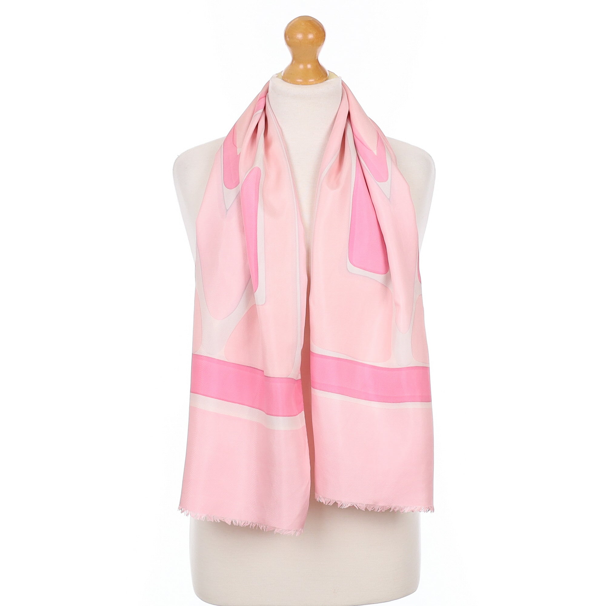 1970’s Pink Vintage Silk Scarf