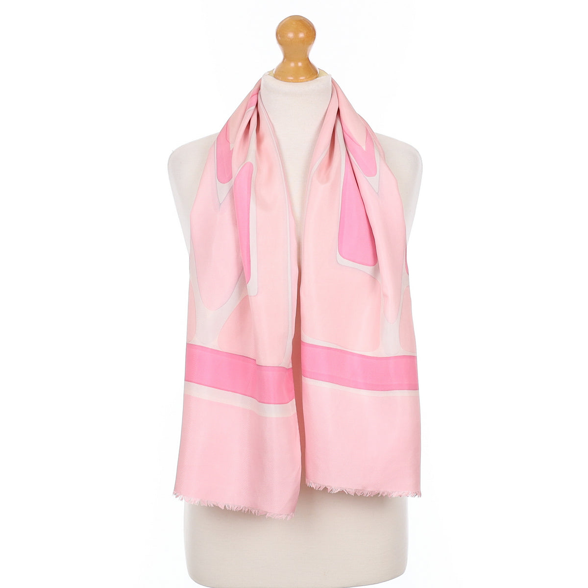 1970’s Pink Vintage Silk Scarf