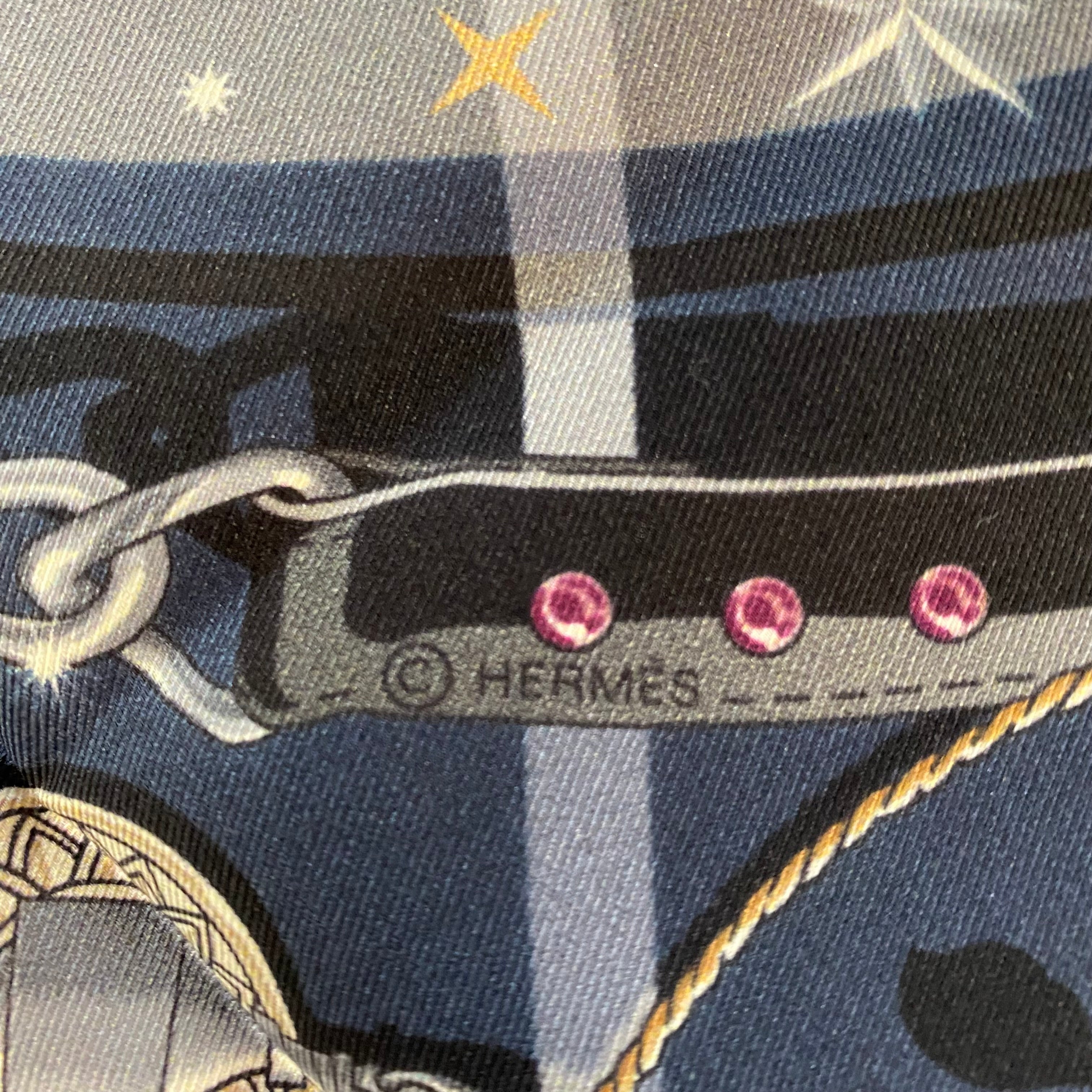 Hermès C'est la Fête 70 Silk Scarf Rare