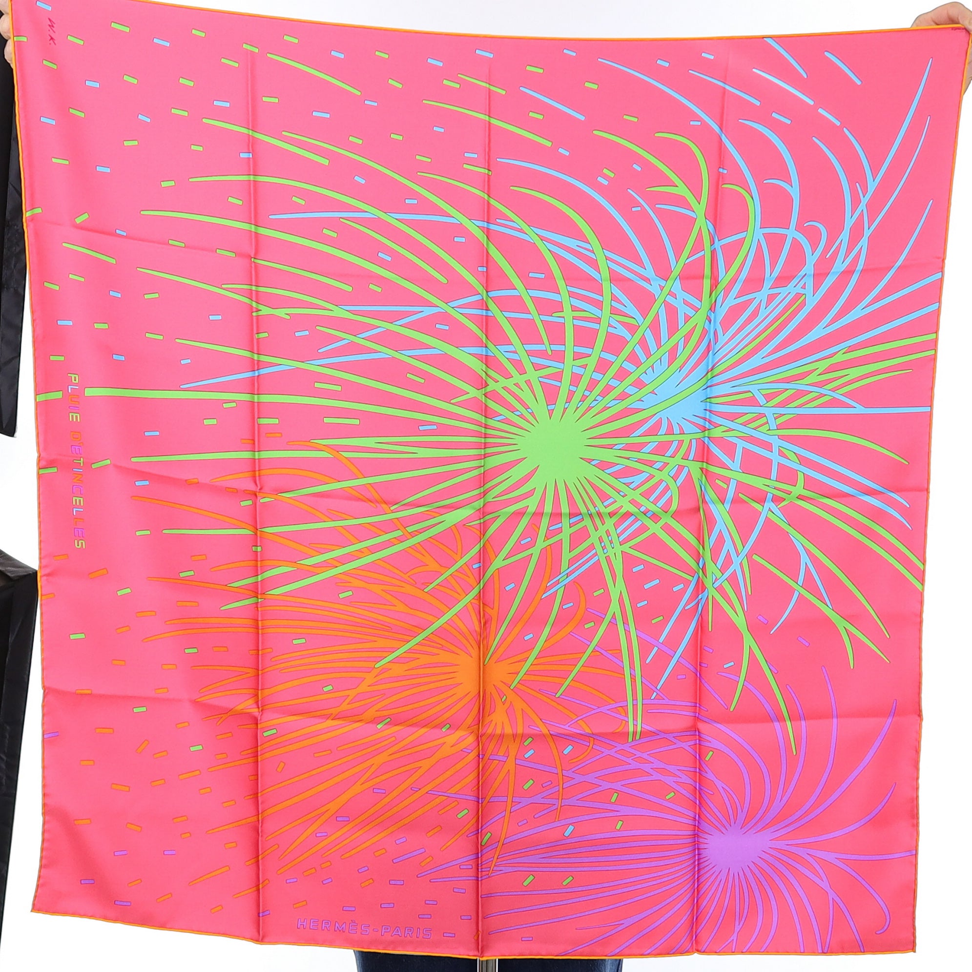 Brand New Boxed Hermès Pluie D’Etincelles Silk Scarf Quite Rare