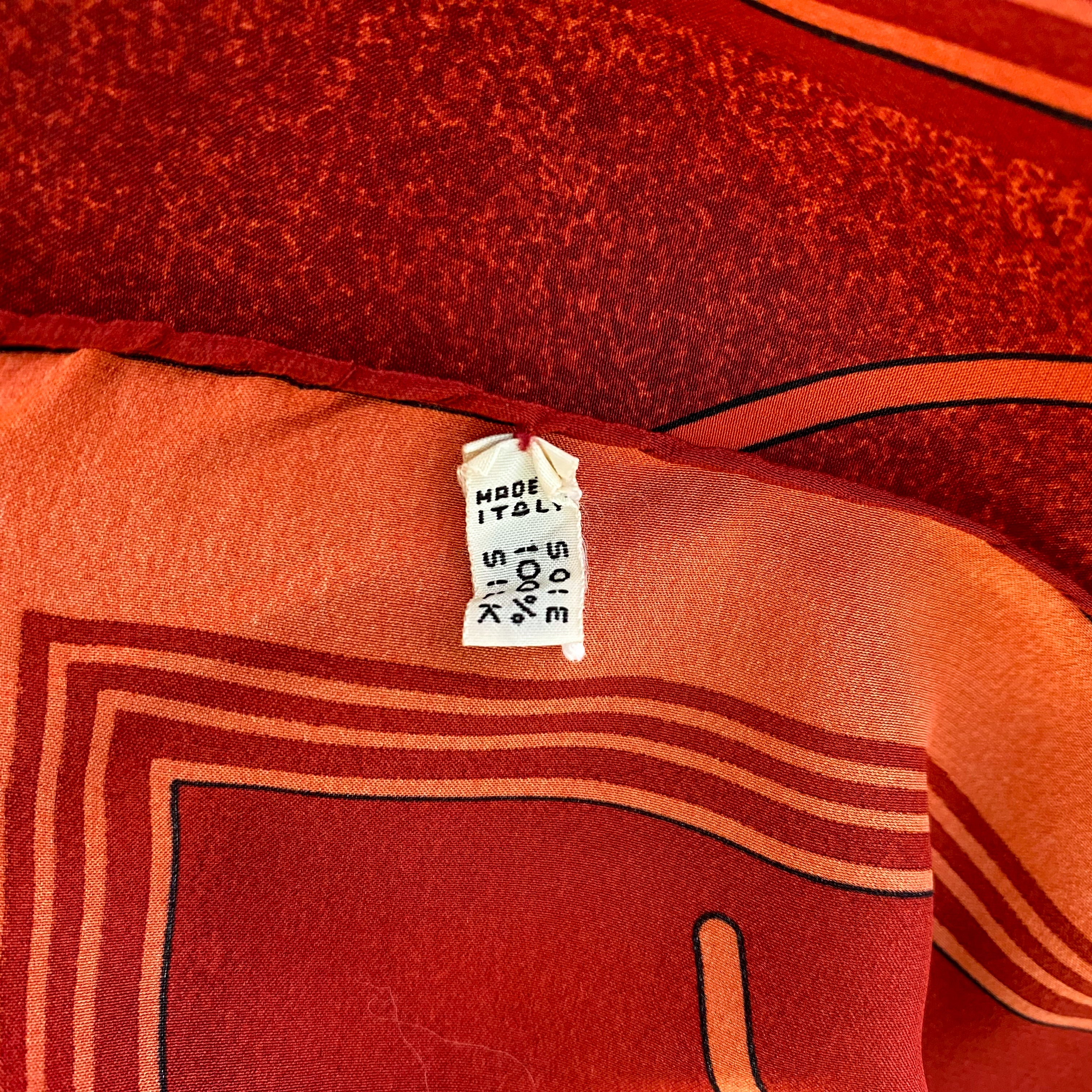 Lanvin Abstract Designer Silk Scarf