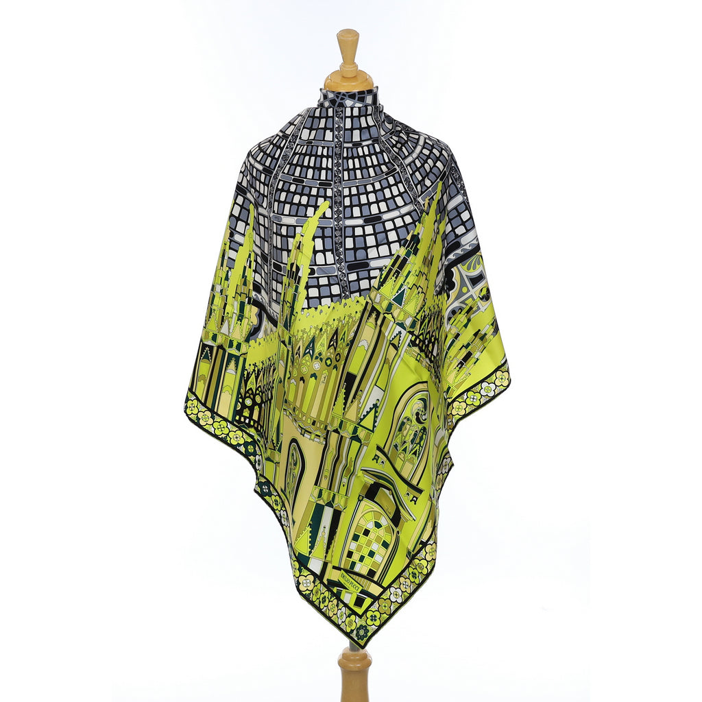 Brand New Boxed Emilio Pucci Milan Silk Scarf