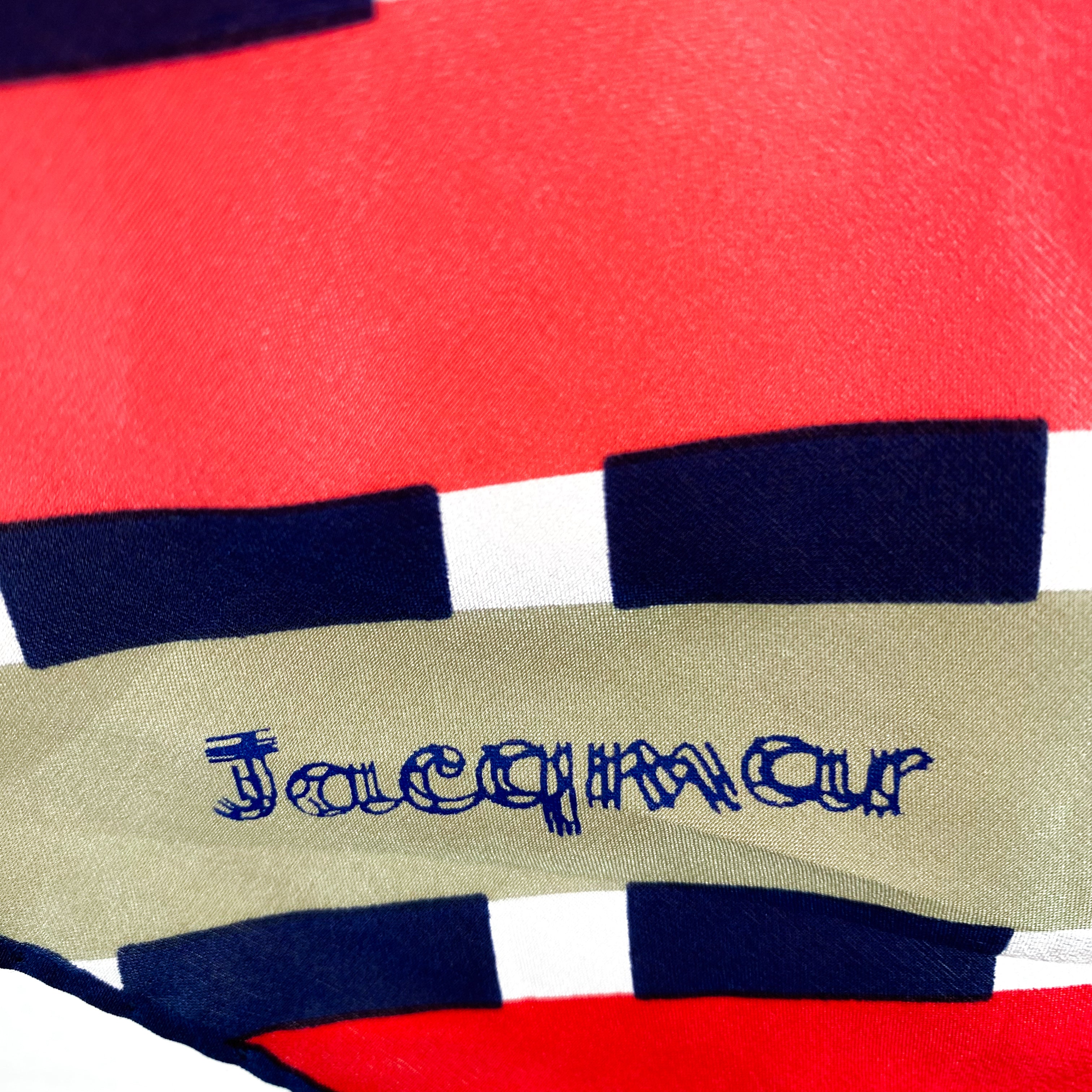 1970s Jacqmar Vintage Silk Scarf