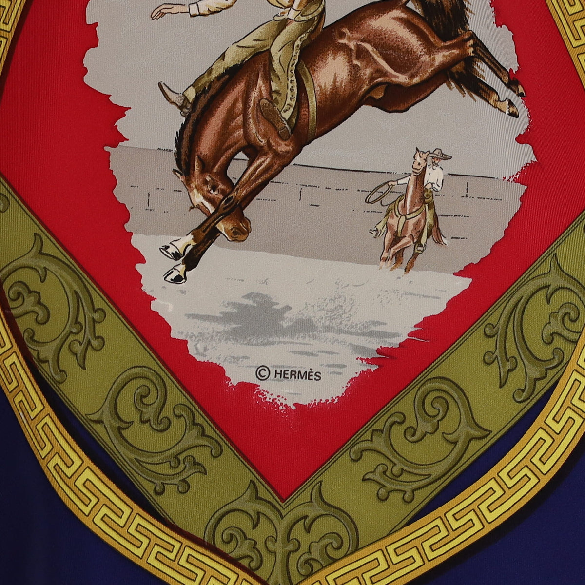 Hermès Charreada Silk Scarf