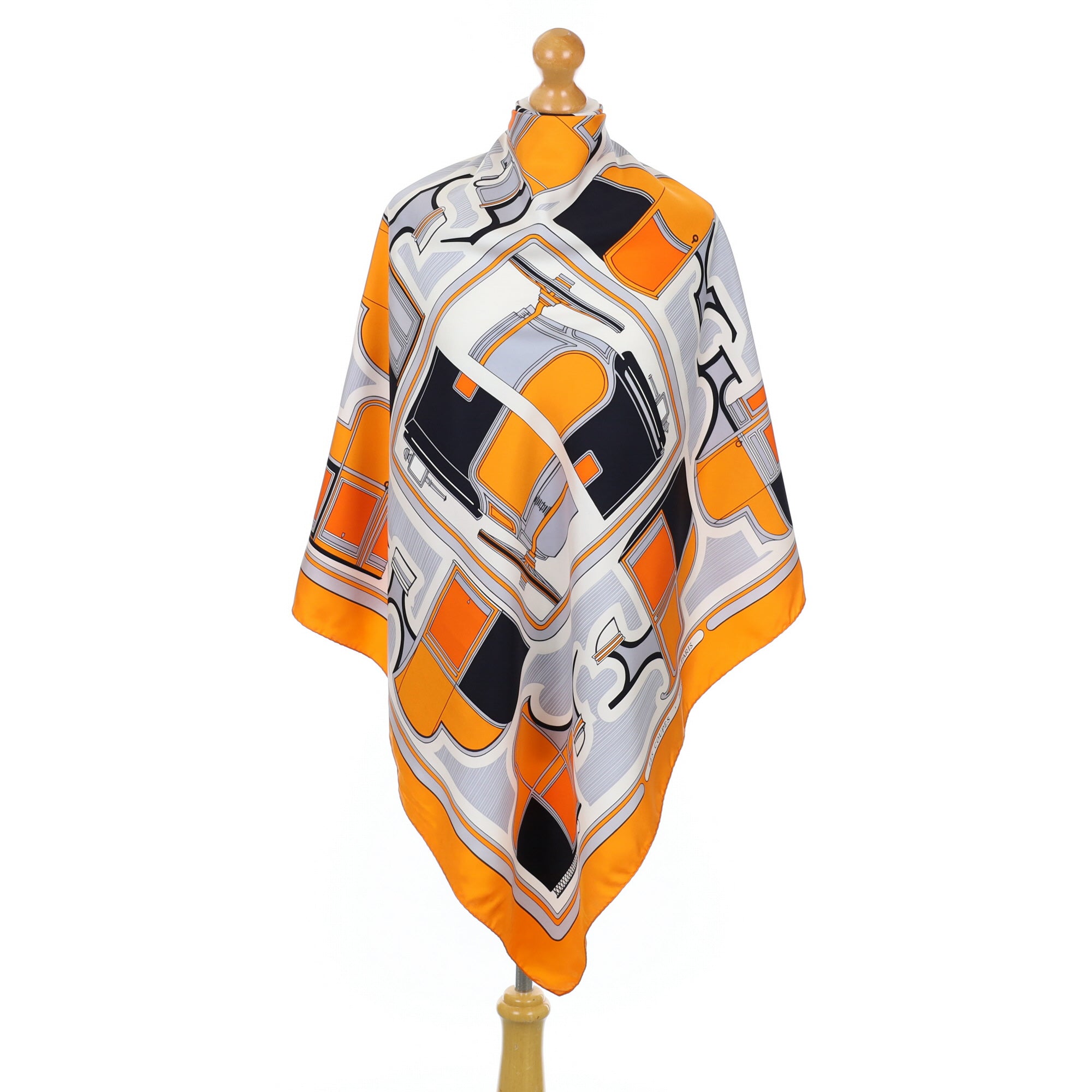 Hermès Les Coupés Silk Scarf