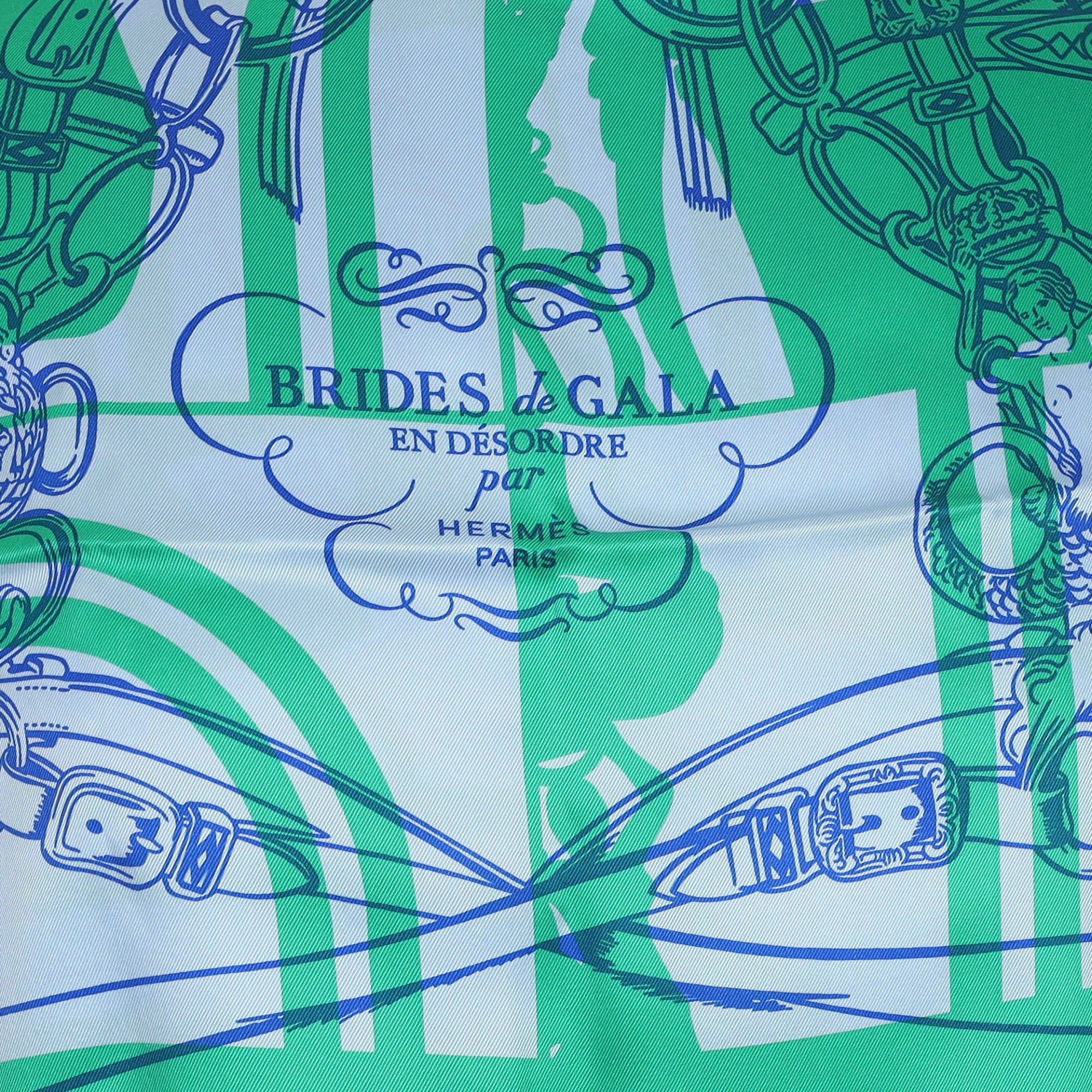 Brand New Boxed Hermès Brides de Gala 70 Silk Scarf