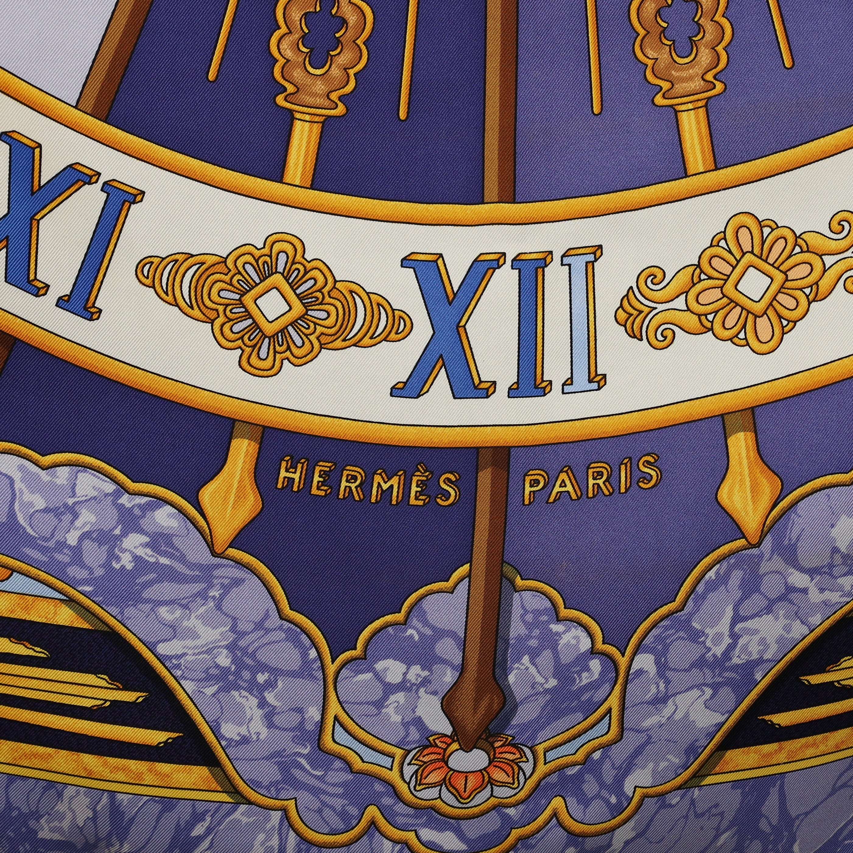 Hermès Carpe Diem Silk Scarf