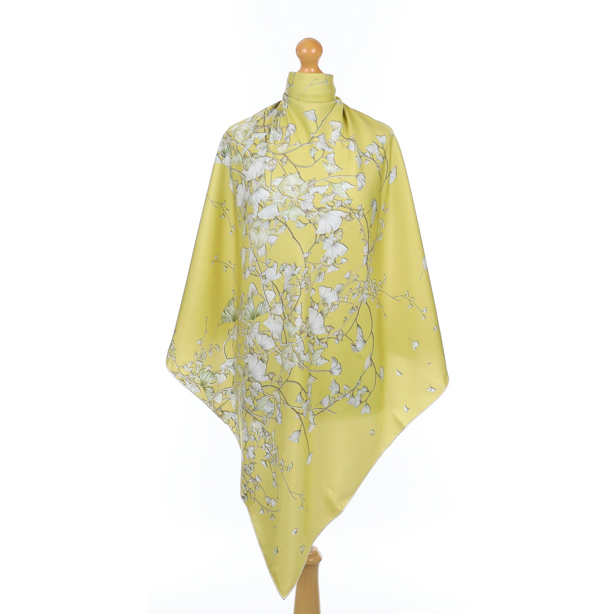 Brand New Piazza Castello Reversible Floral Silk Scarf