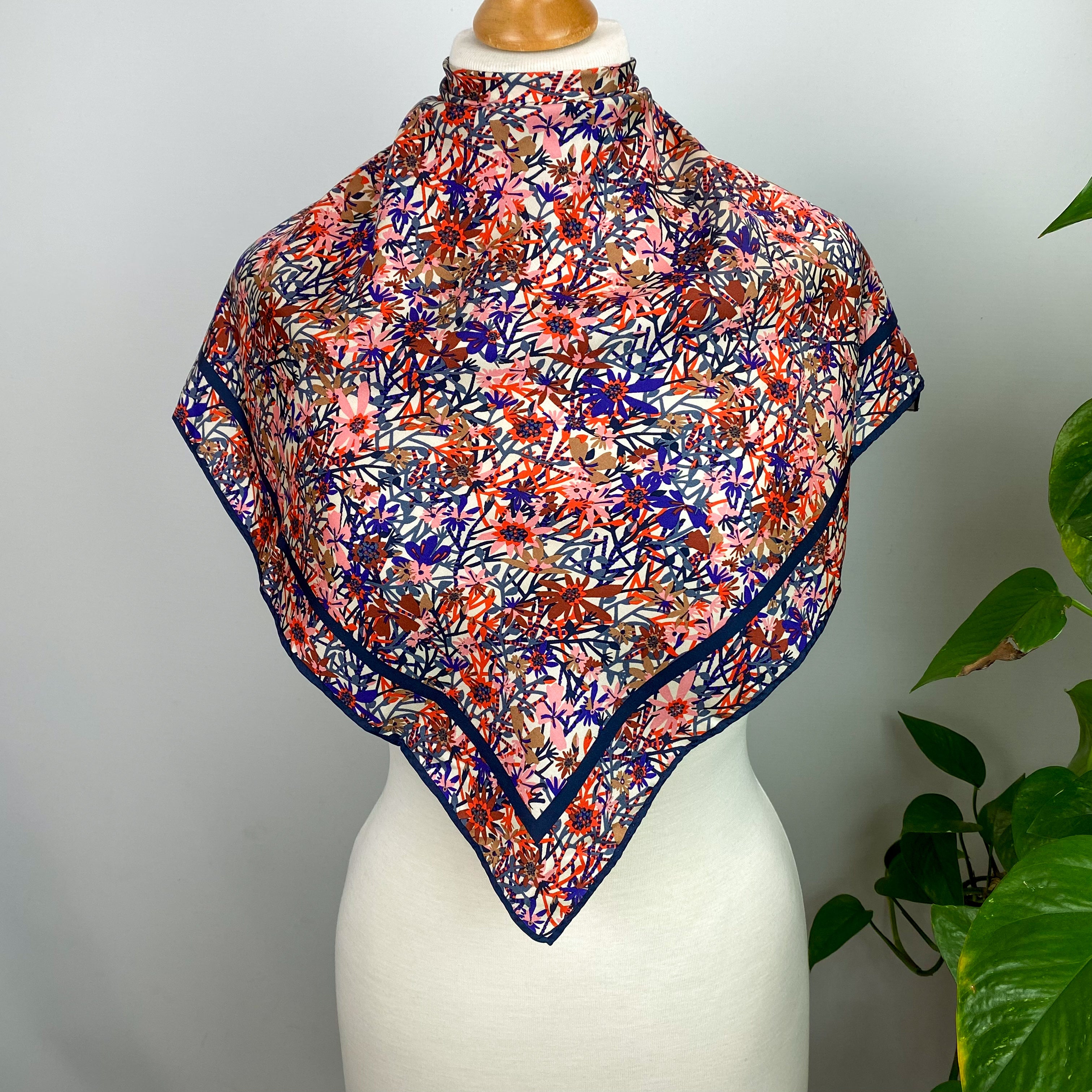 Ditsy Floral Silk Scarf