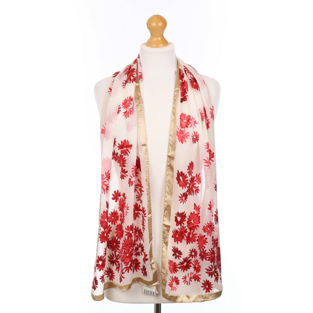 Brand New County Casuals Floral Vintage Scarf