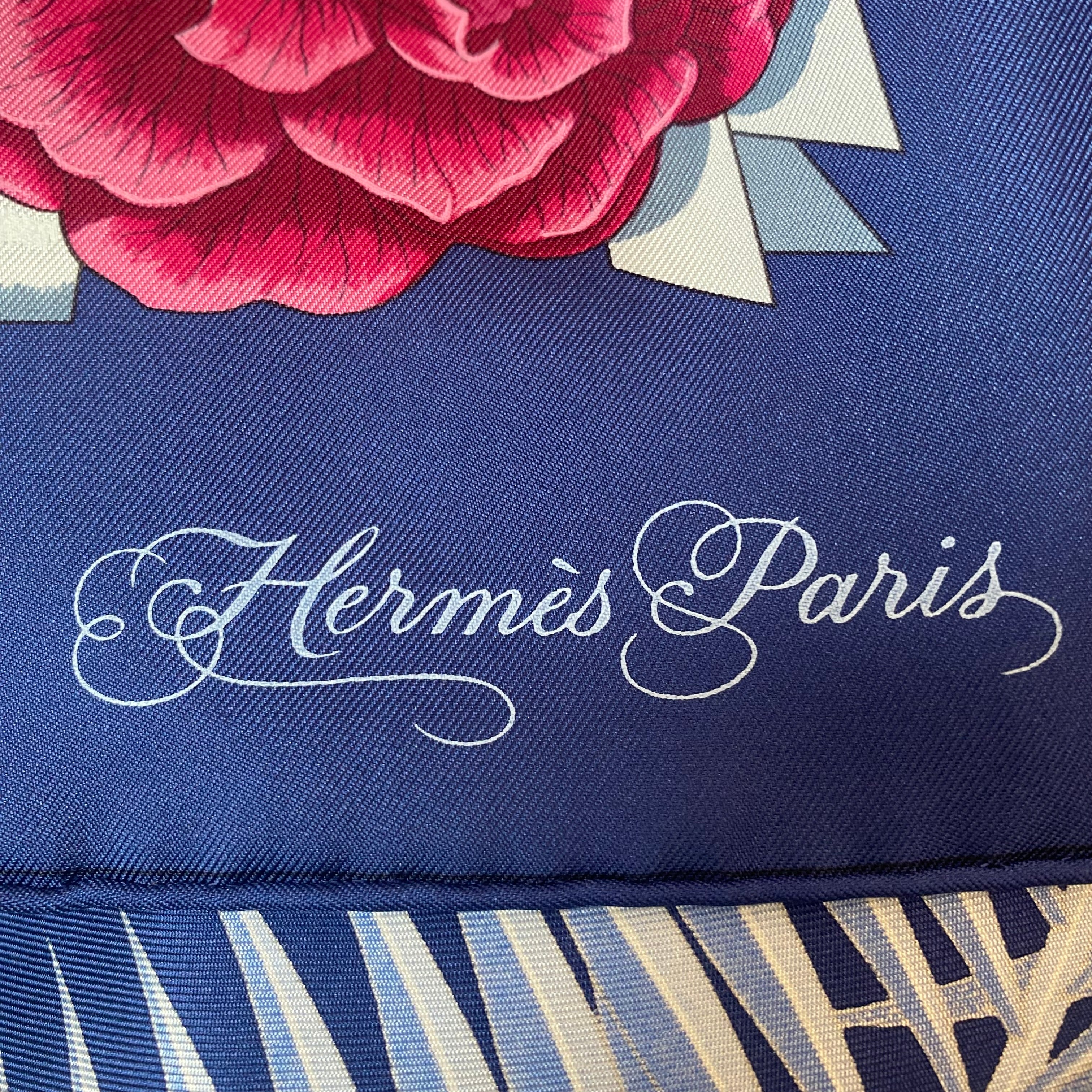 Hermes Fleurs De L’opéra  Silk Scarf