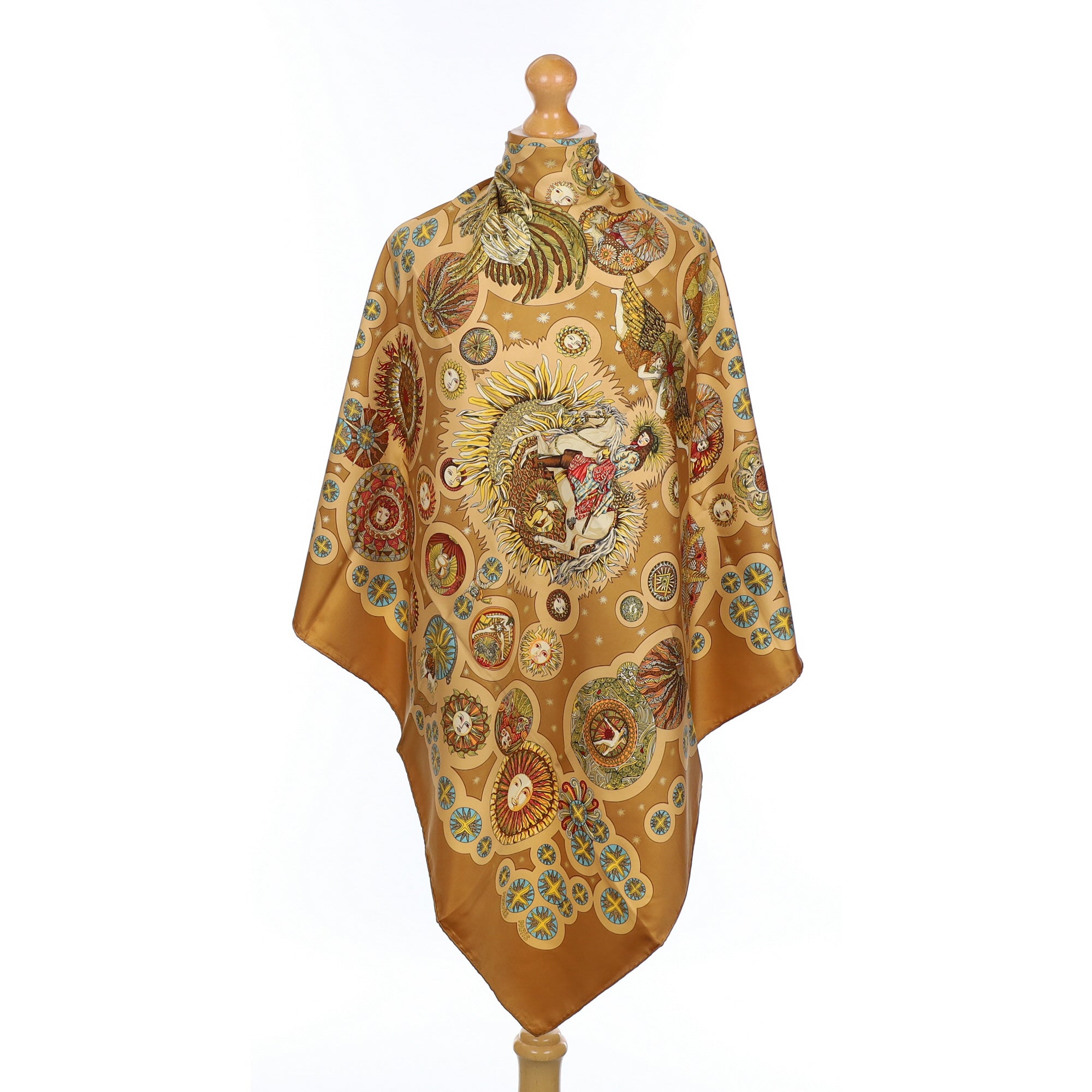 Hermès Le Roy Soleil Silk Scarf